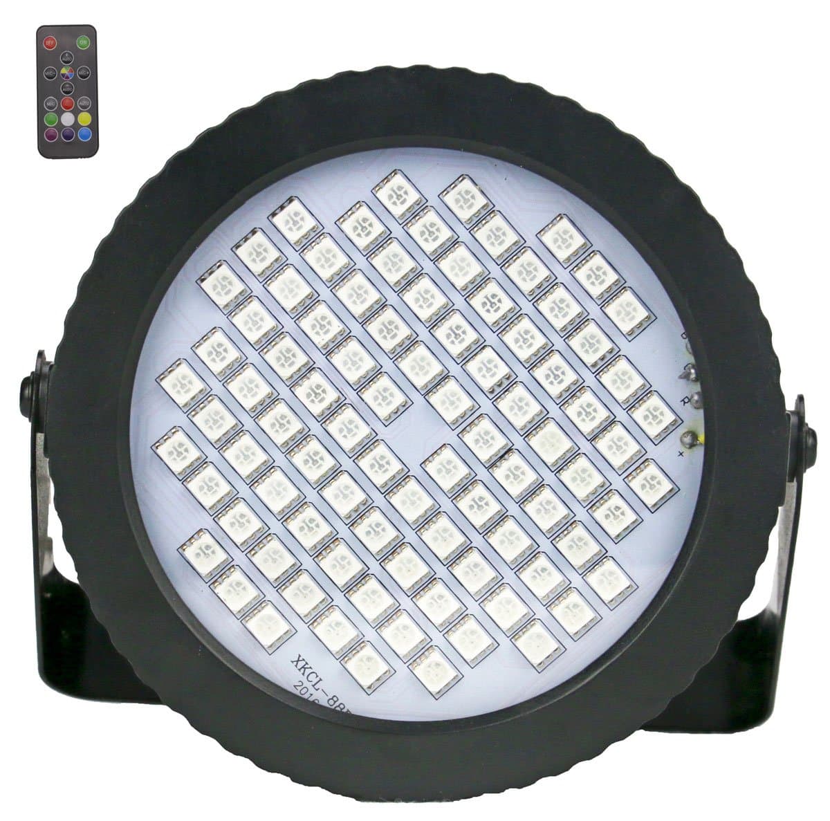 Stage Lights, Latta Alvor Mini Par Light Disco Lighting Parties 88 LED Flash Strobe Light DJ Stage Lights Remote Control (color light)