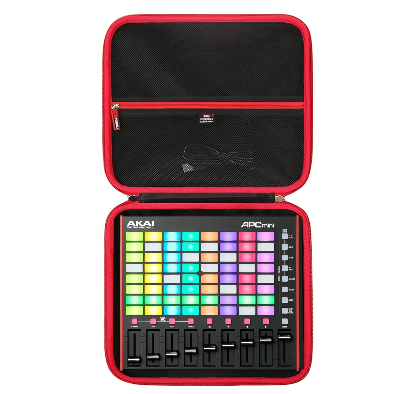 Hard Carrying Case for AKAI Professional APC Mini MK2 / MPD218 / MIDImix USB MIDI Pad Controller