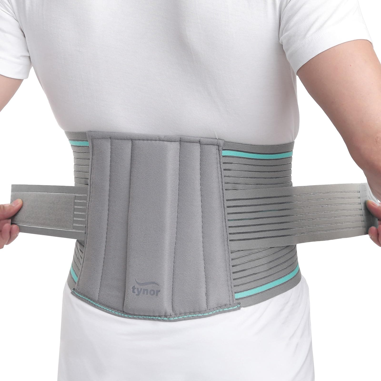 TYNOR Lumbo Sacral Belt, Grey, Large, 1 Unit