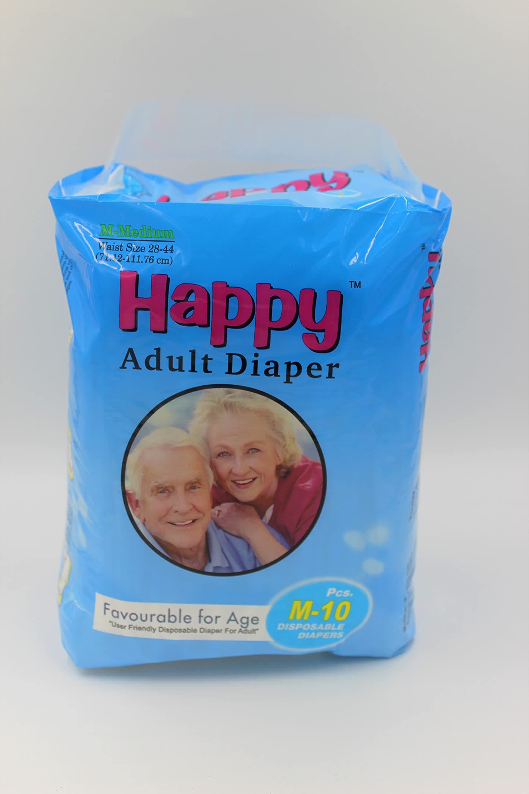 Happy Adult Disposable Diaper-Medium 10Pcs