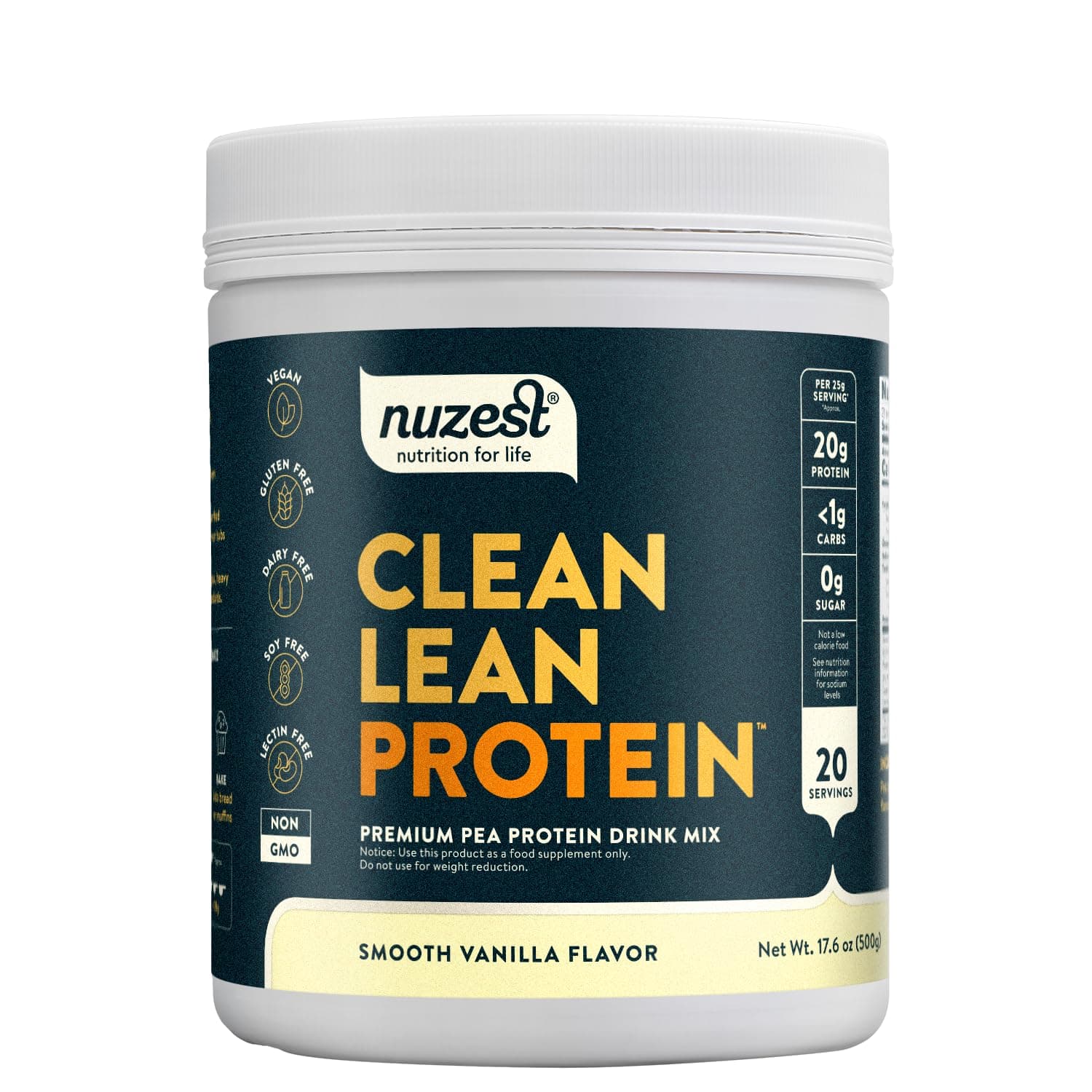 Clean Lean Protein Smooth Vanilla 17.6 Oz. 159292