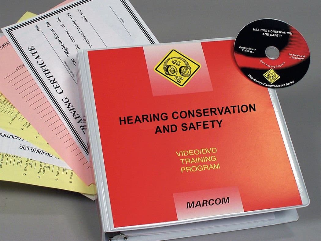 Marcom Group V000HES9SO Hearing SAFETY, DVD Training, Spanish