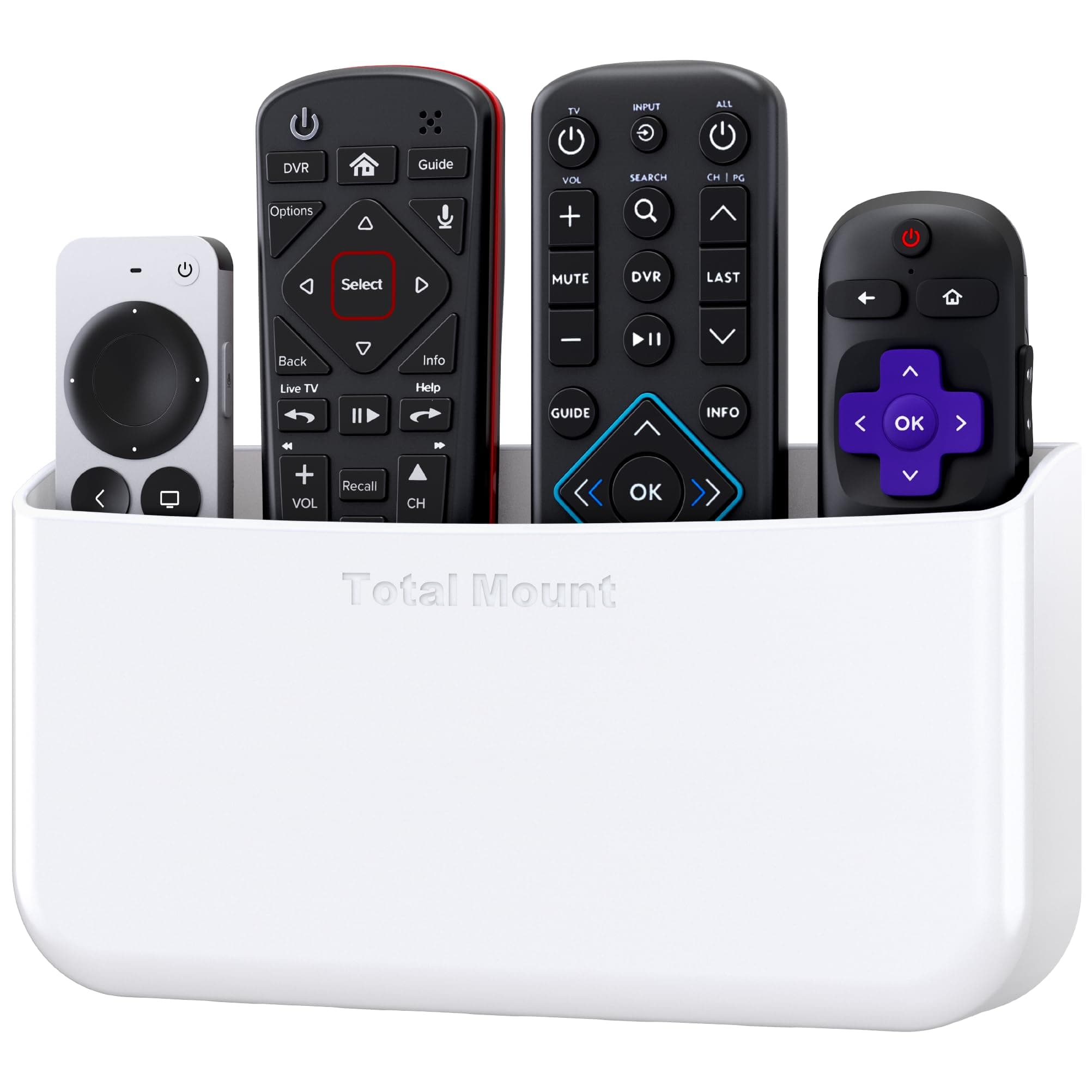 TotalMount Hole-Free Remote Holder