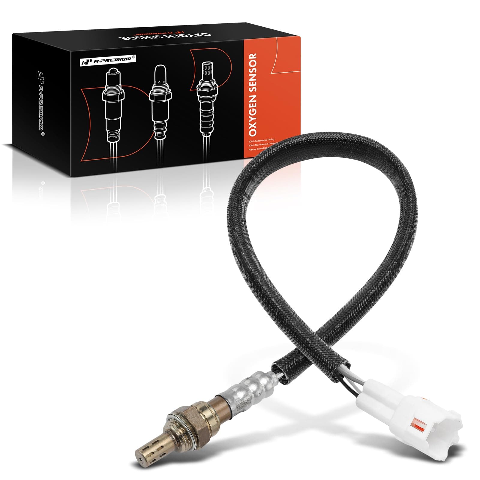 A-Premium O2 Oxygen Sensor Compatible with Suzuki SX4 2008 2009 2010 2011 2012 2013, L4 2.0L, Downstream, Replace# 1900-545728