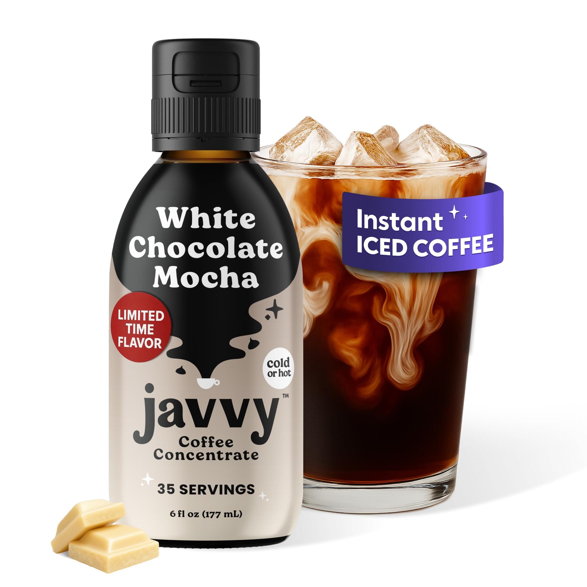 Javy Coffee Concentrate - White Chocolate Mocha, Medium Roast, Liquid, 35 Servings