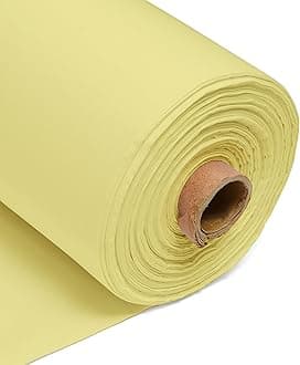 Lemon 100% Cotton Plain Fabric – 60 Inch 150cm Wide 150GSM Material - Sewing, Dressmaking, Quilting, Curtain Linings, Pillowcases & Totes by Discount Fabrics LTD - 5Metre