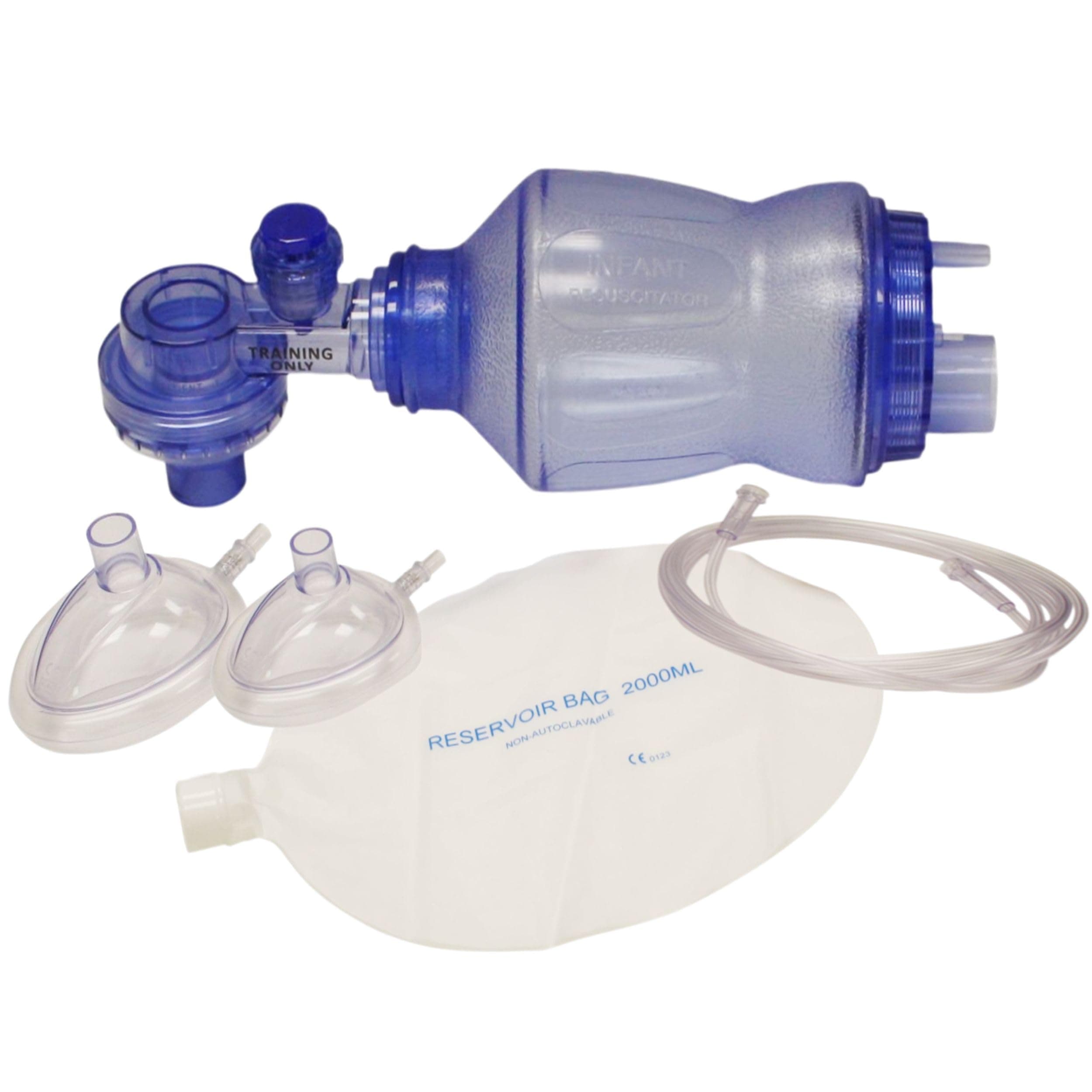CPR Training Bag Valve Mask (BVM) Infant in Mesh Bag BVM-3021-001