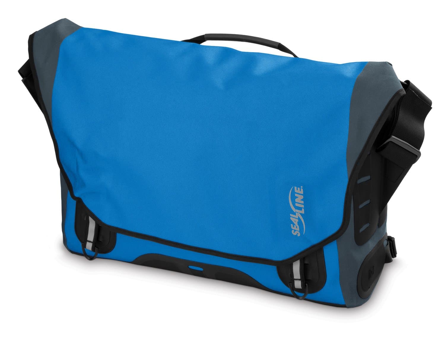 Seal Line Urban Shoulder Bag (Large, Blue)
