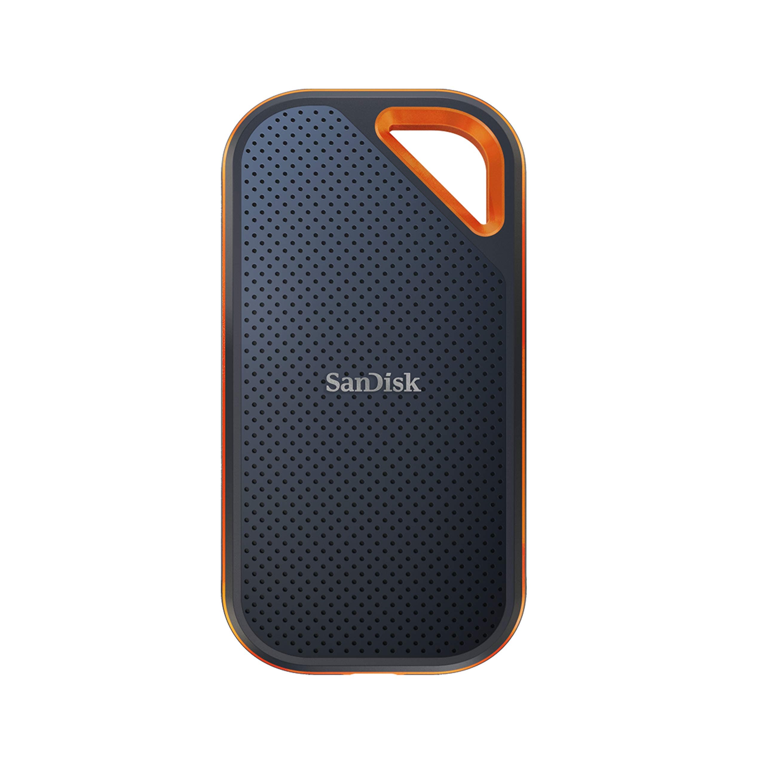 SANDISK Extreme Pro 2TB Portable External SSD, Up to 2000MB/s, USB-C, IP65 Water & Dust Resistant, 3m Drop Protection, Metal Enclosure, PC, Mac & Smartphone Compatible