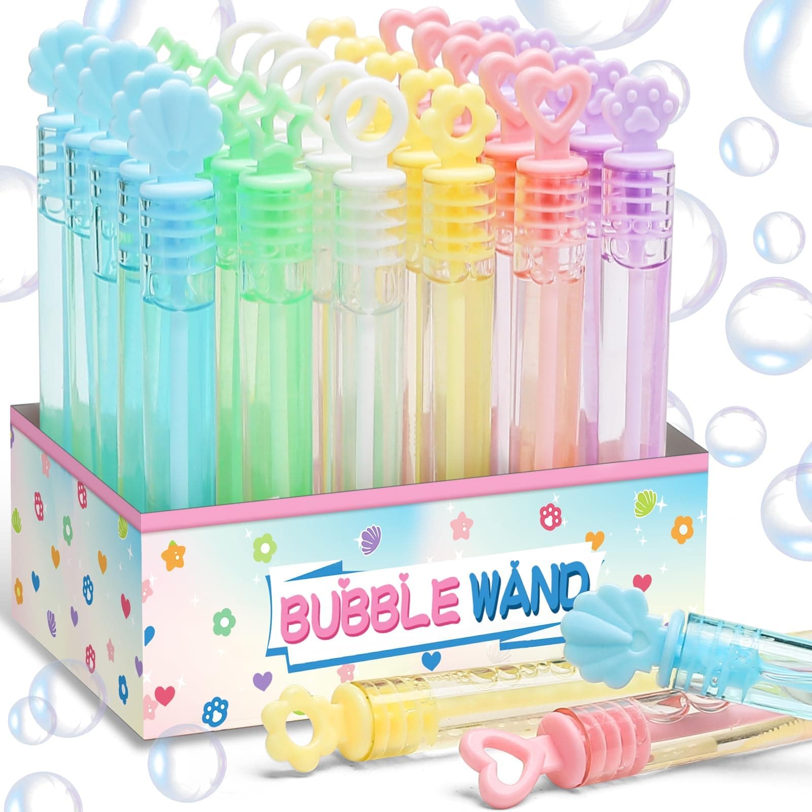 30 Pack Mini Bubbles Bulk with Gift Box