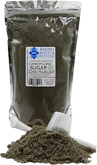 Baking Beauty and Beyond Premium Candy Floss Sugar 400g - Choc-Hazelnut Flavour