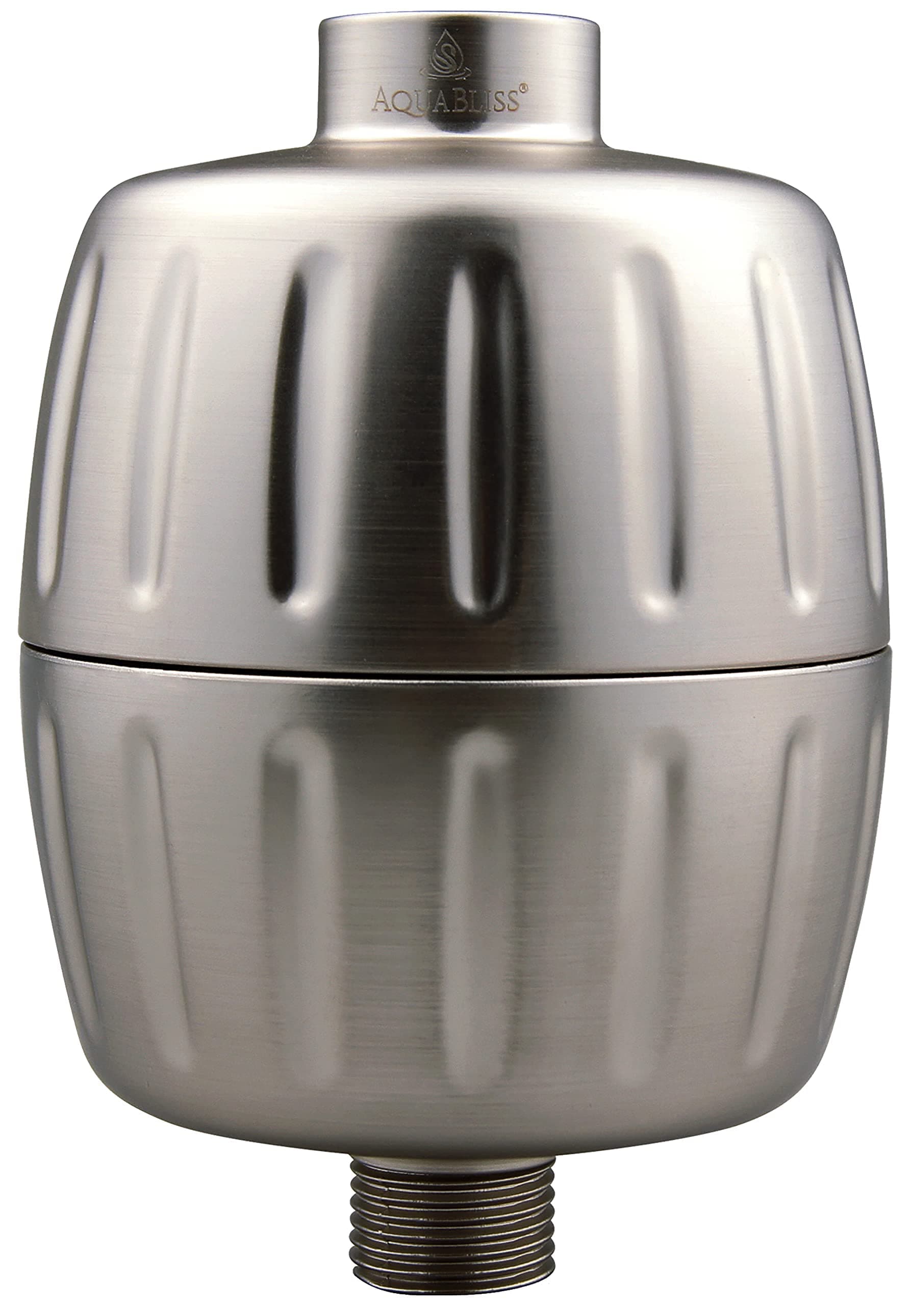 HD Heavy Duty High Output Shower Filter – Latest Superior Advanced 30x Filter Media - Universal Multi-Stage Shower Head Filter for Chemicals, Chlorine, Pesticides (SF500) - Brushed Nickel