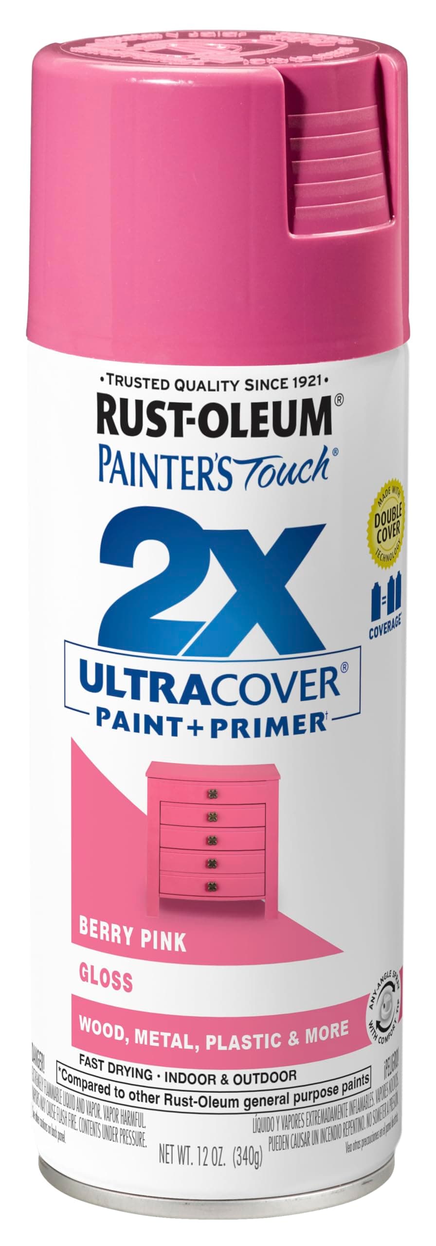 Rust-Oleum Ptouch Gloss Berry Pink 12Oz Spray