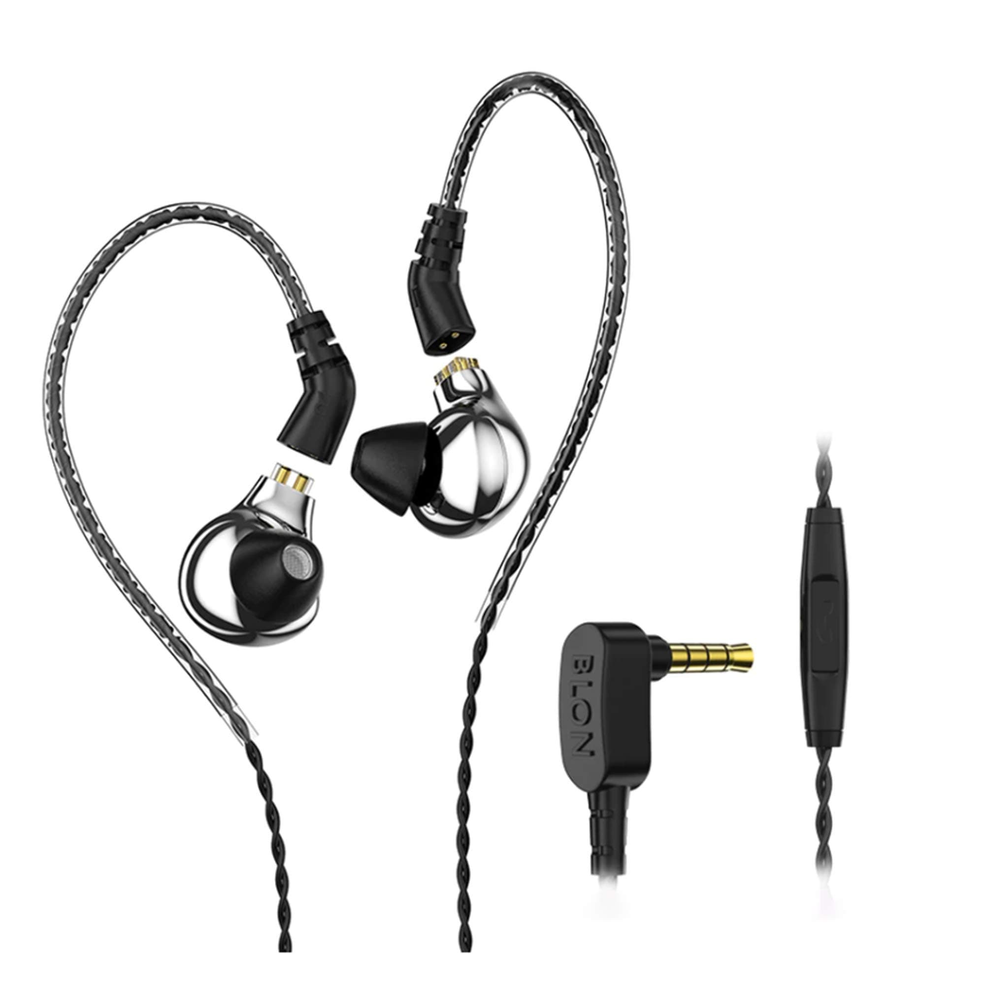 Blon BL-03 Silver/mic with Free CP100 Spinfit Tips