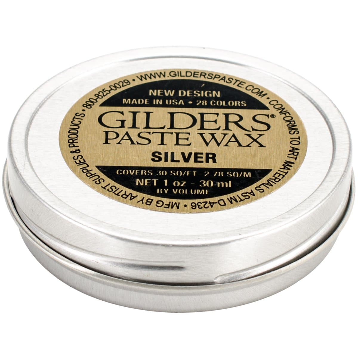Baroque Art Gilders Paste 1.5 Ounces-Silver