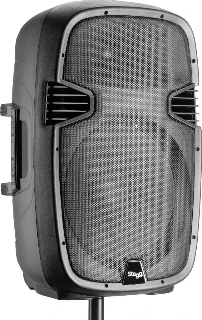 Stagg PMS15 US 15-Inch Active Speaker with Bluetooth and Reverb