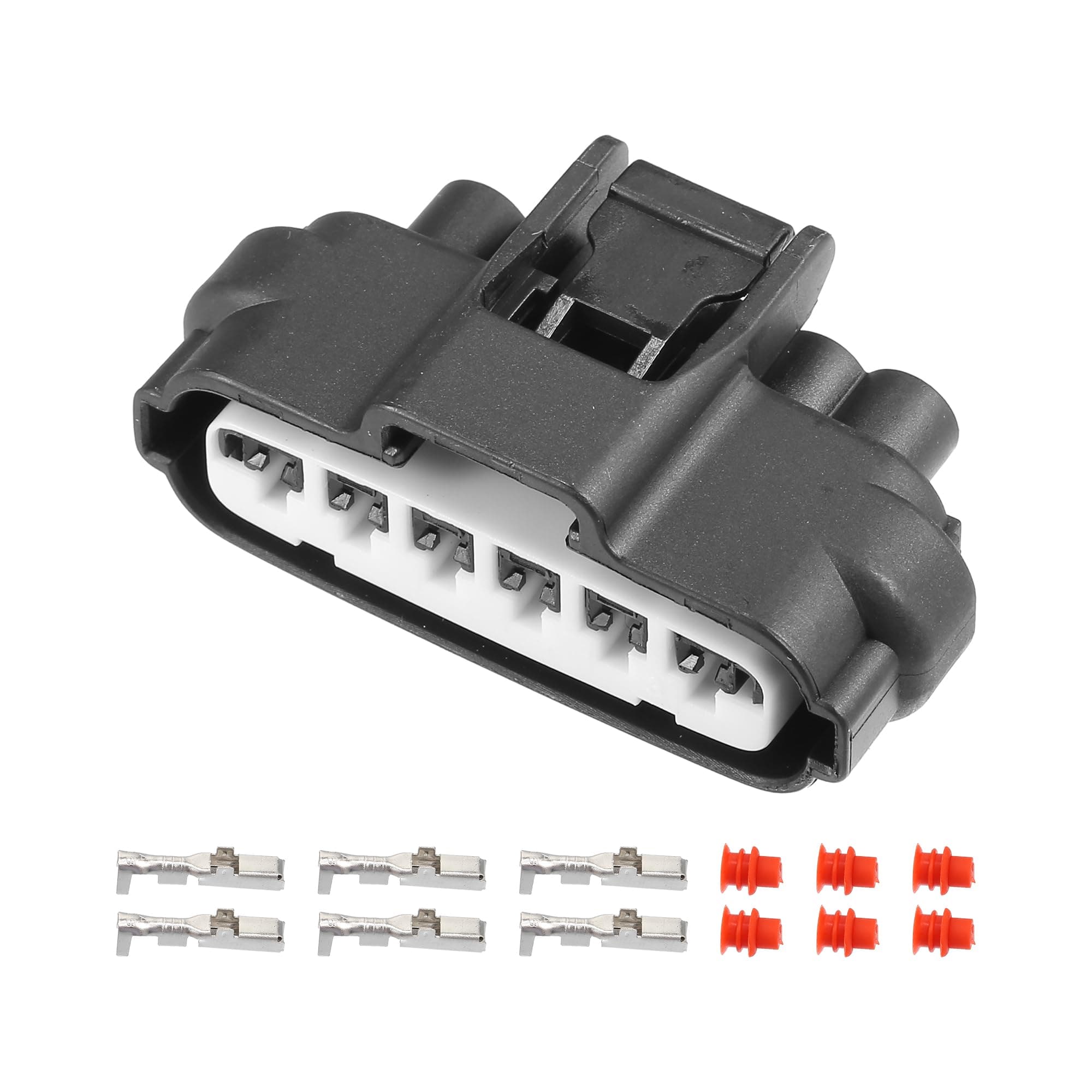 1 Set 6 Pin Throttle Position Sensor Connector Adapter Plug Clip Kit Replacement Universal for Car Throttle Position Sensor