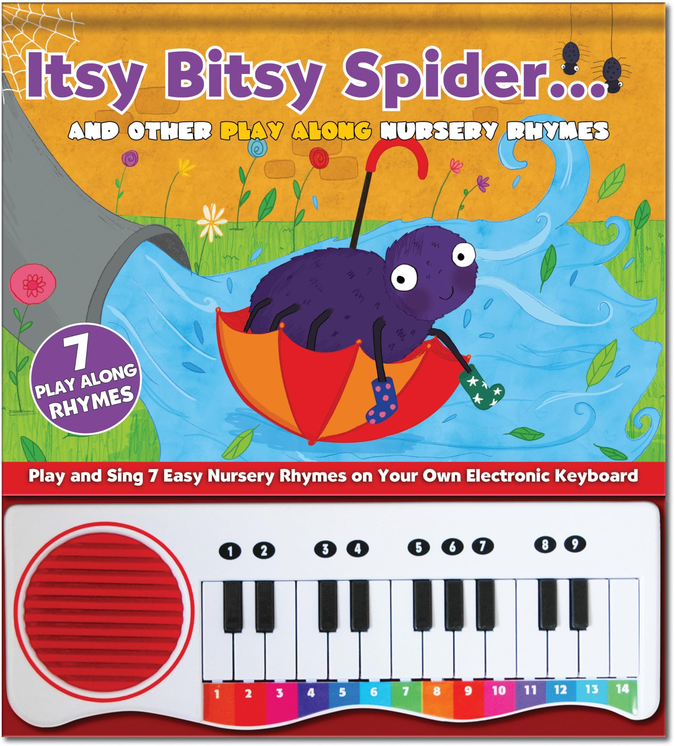 Nursery Rhymes Itsy Bitsy Spider: Novelty Activity Book