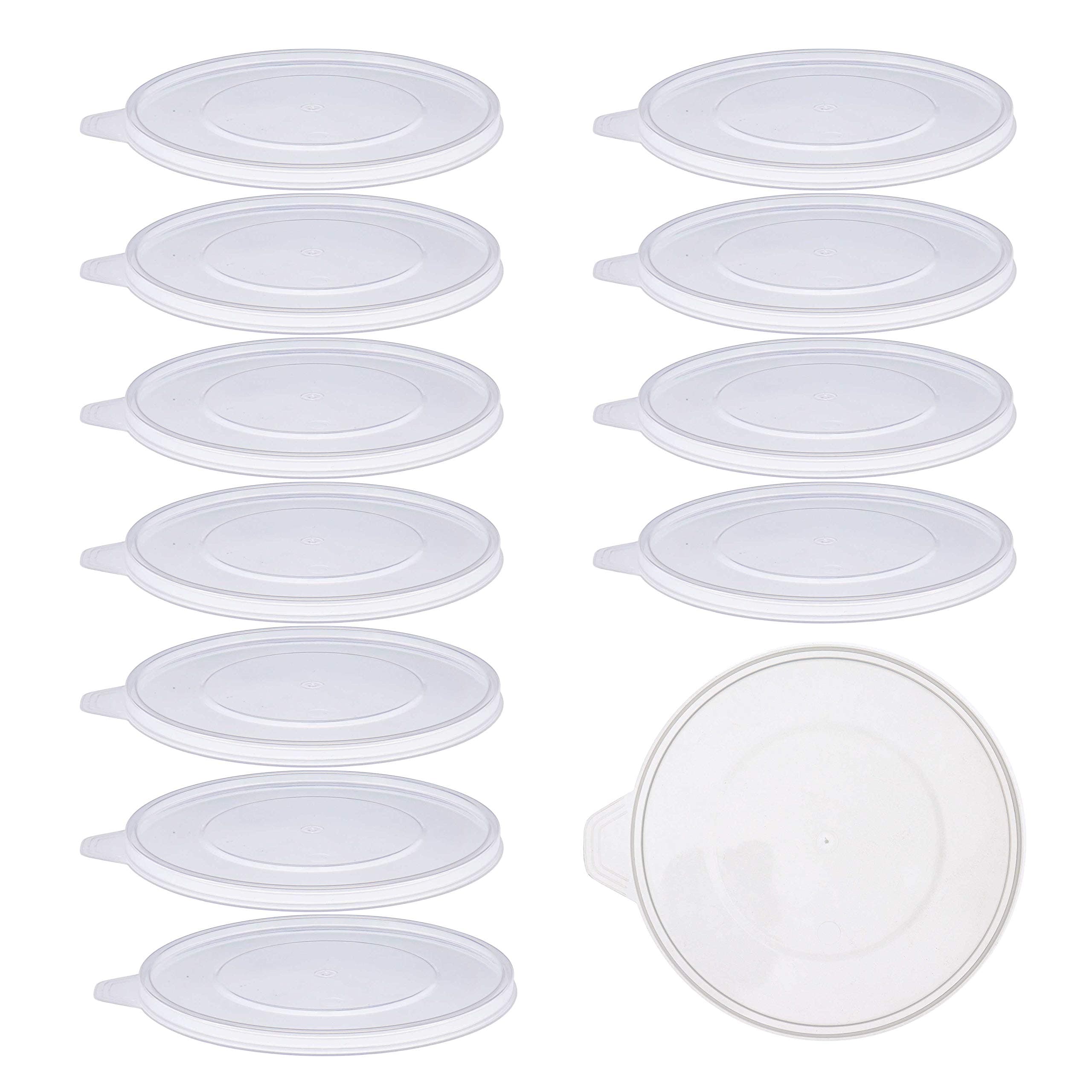 Pouring Masters 12-Pack Mixing Cup Lids for 12 Oz (350ml) Graduated Plastic Measuring Cup Lids - Storage Seal Top for Pouring Masters Automotive Paint Mixing Cups, Epoxy Resin, Art Supplies