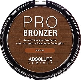 Absolute New York APB02 Pro Bronzer, Compact with Micro-Fine Shimmer, Naturally Sun-Kissed Radiance