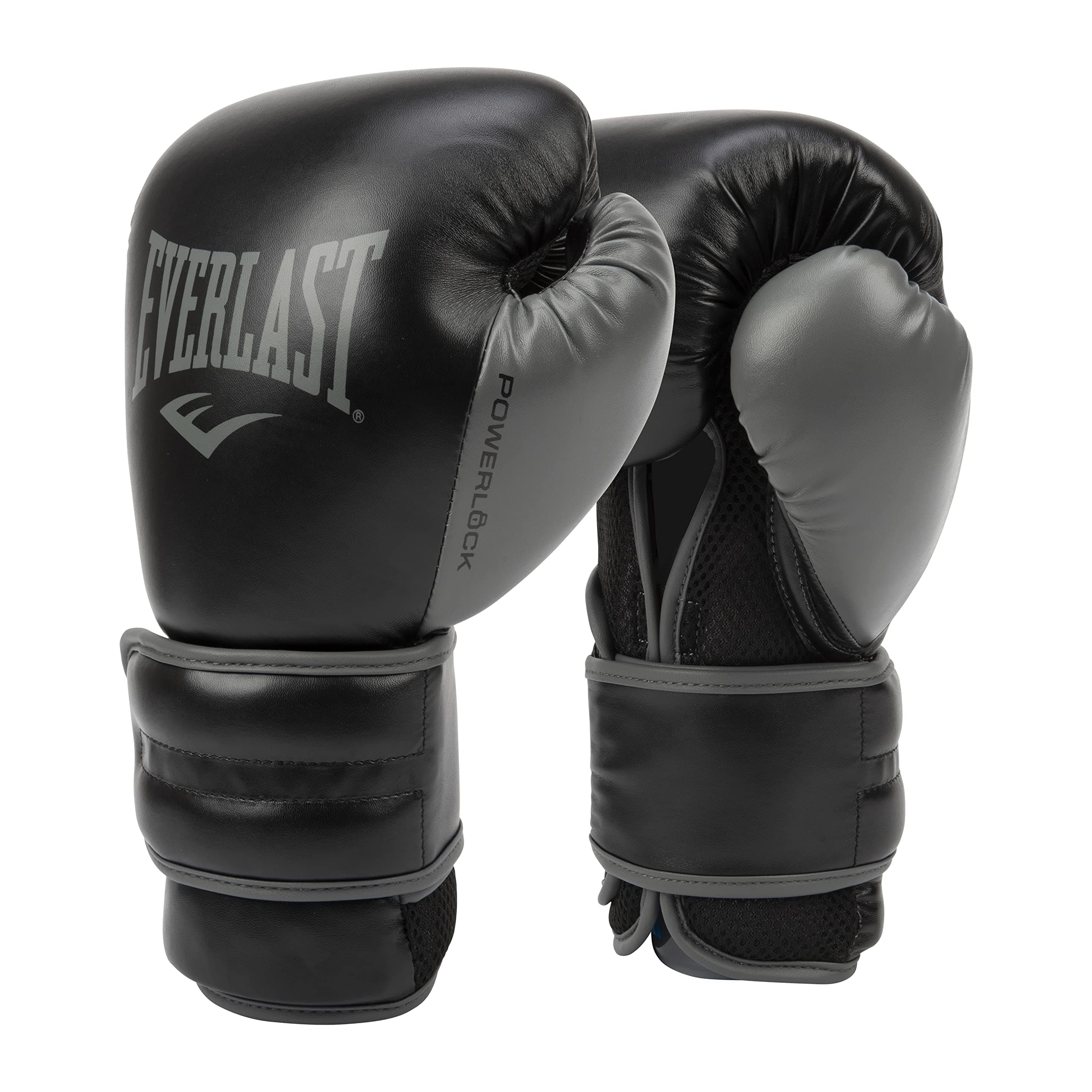 Everlast Powerlock 2 Hook & Loop Boxing Gloves | Fight Training Gloves | Hook and Loop with Durable Hand & Wrist Support | Heavy Bag & Fitness Training