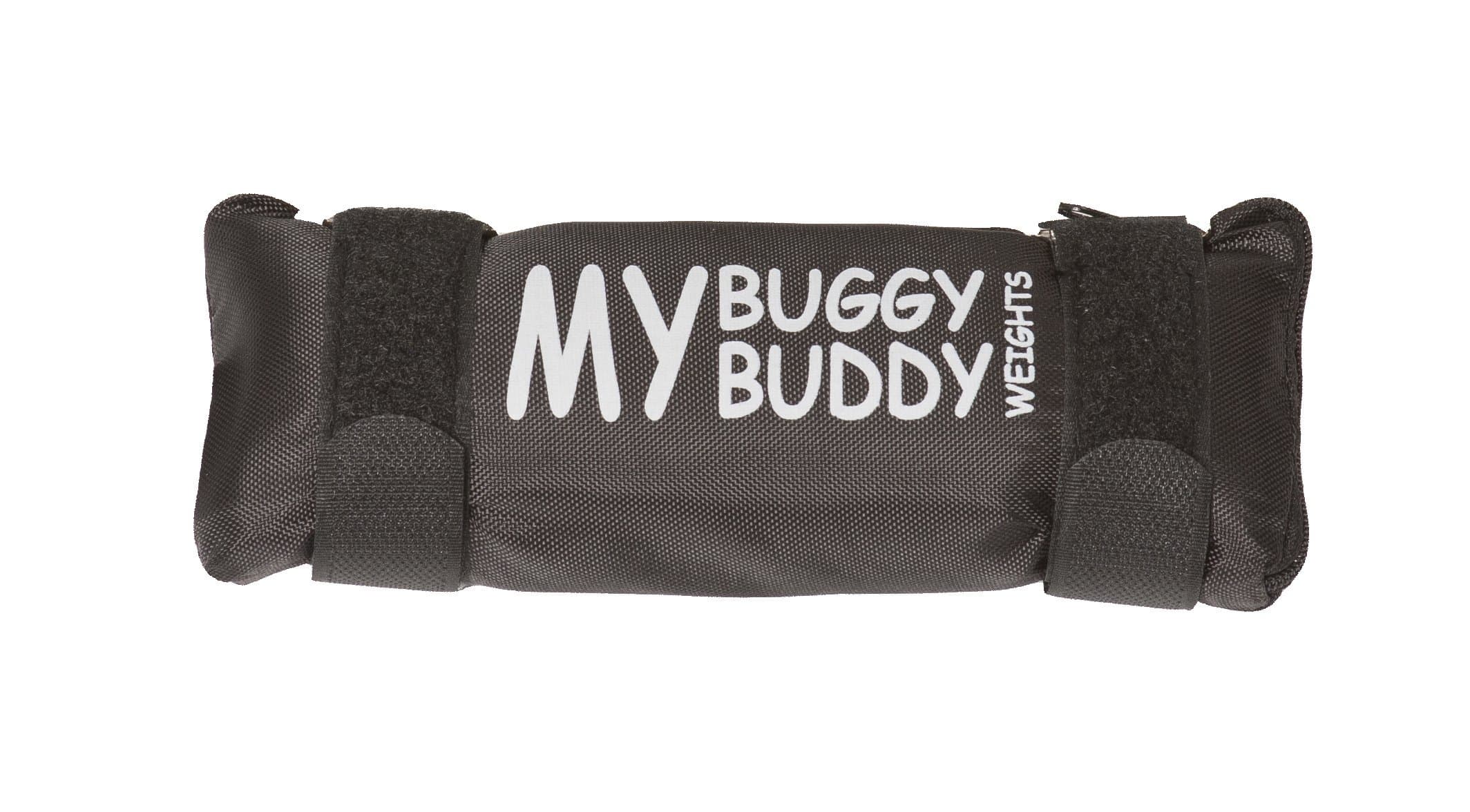 Weights For Pram/Stroller/Pushchair, Counterbalances Additional Weight On A Buggy, Slim Discreet Design, Universal Fit, 2-Pack, 1.5 kg Combined Weight, Black