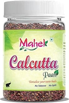 Mahek Calcutta Meetha Paan 150Gm | Traditional Mukhwas Mouth Freshener with Gulkand, Fennel, Cardamom, Clove, Coriander, Dry Dates & Betel Leaves | Helps Support Digestion and After Meals
