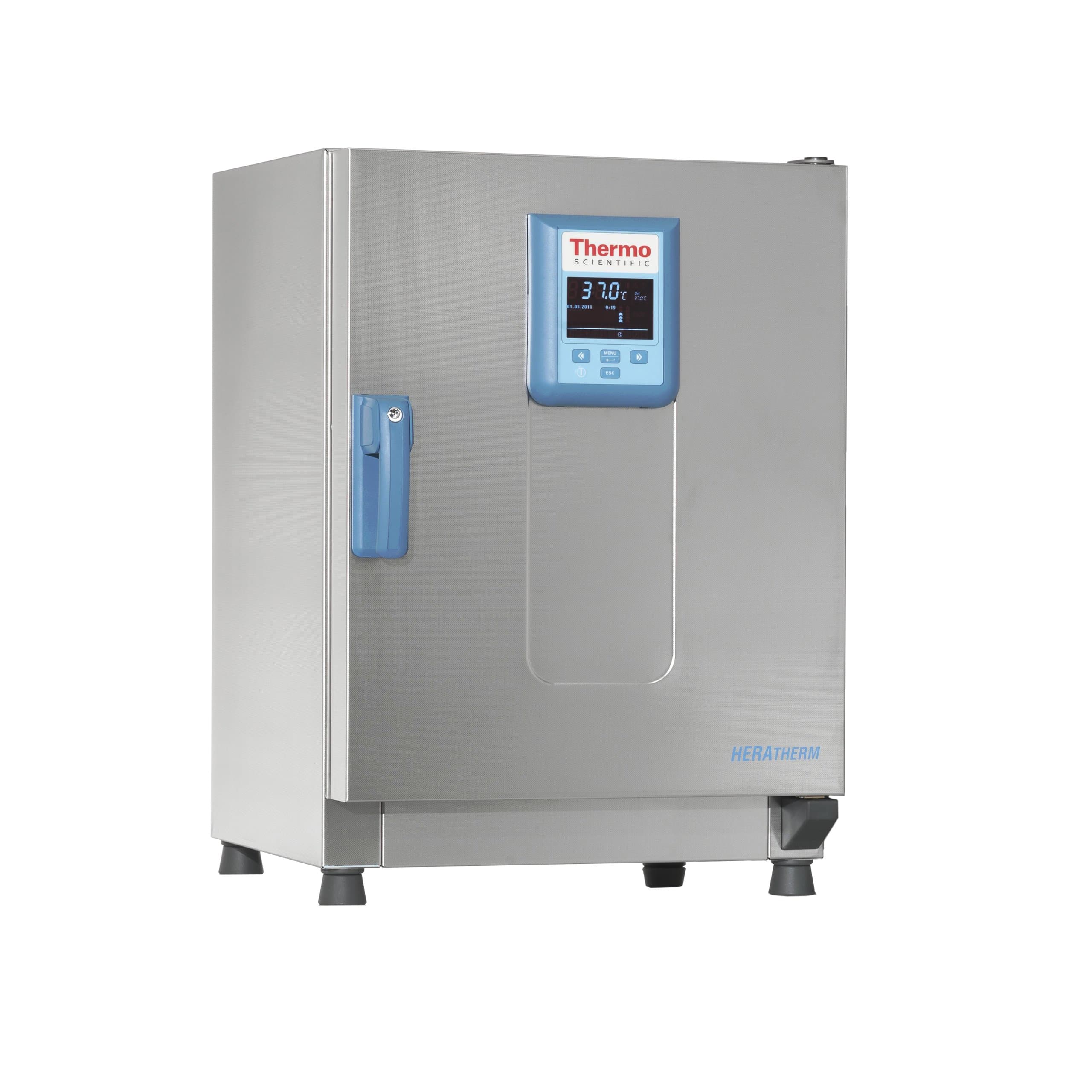 Thermo Heratherm Model OMH180-S Stainless Steel Advanced Protocol Security Laboratory Oven with Stainless Steel Exterior, Mechanical Convection - Adjustable Fan Speed, 208-240V, 170L Capacity