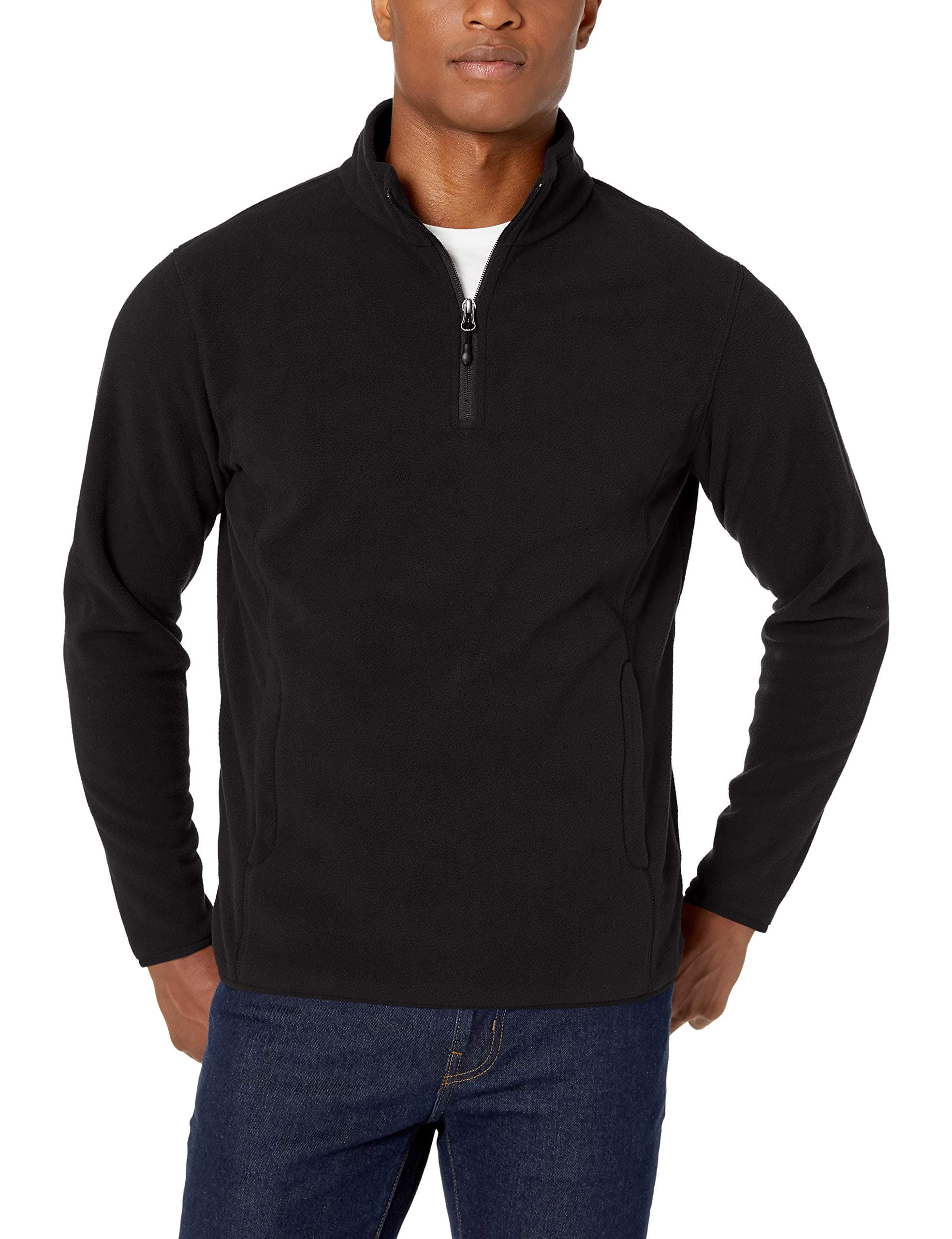 Amazon EssentialsMen's Quarter-Zip Polar Fleece Jacket