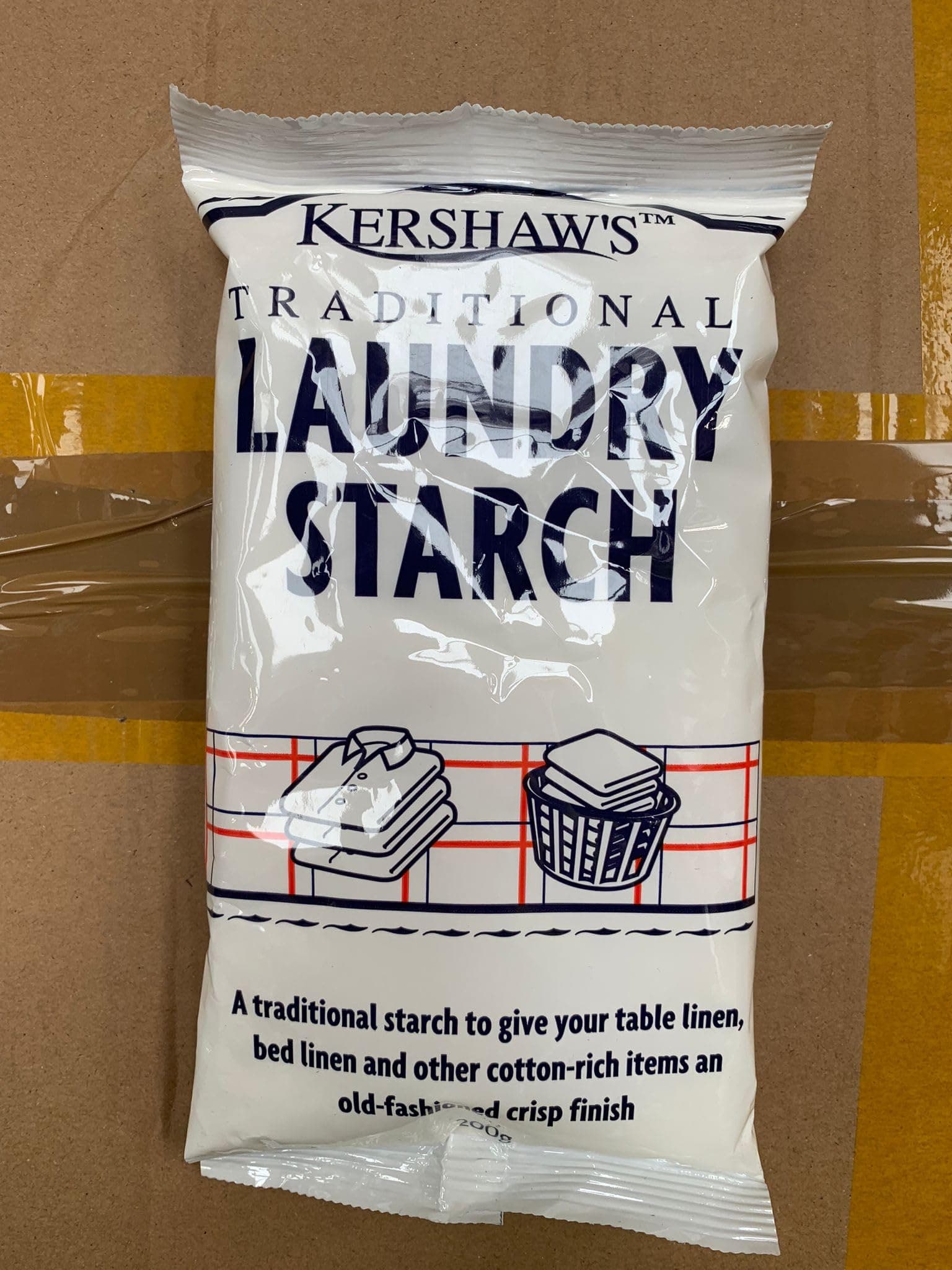 KERSHAWS LAUNDRY STARCH 6 x 200G PACKS