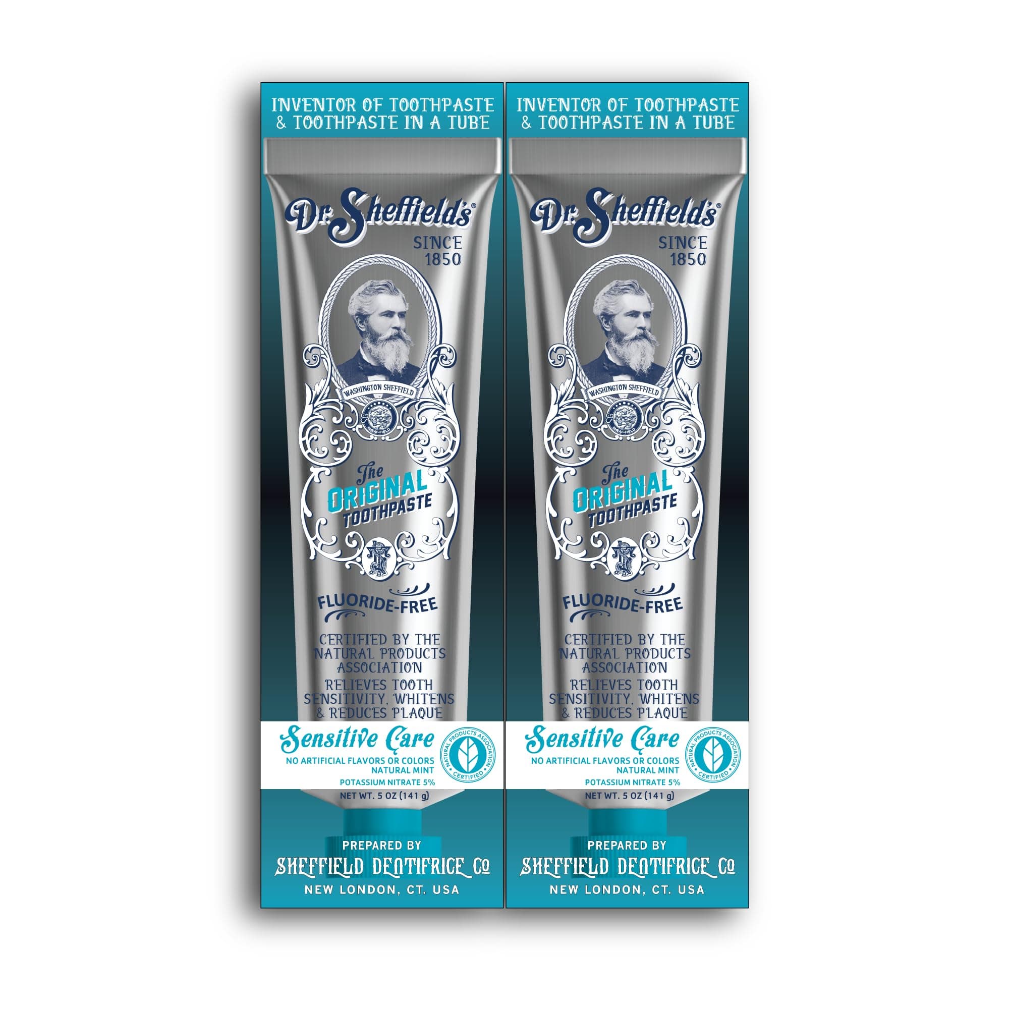 Dr. Sheffield's Dr. Sheffield Certified All Natural Toothpaste - For Sensitive Teeth - 5 Oz