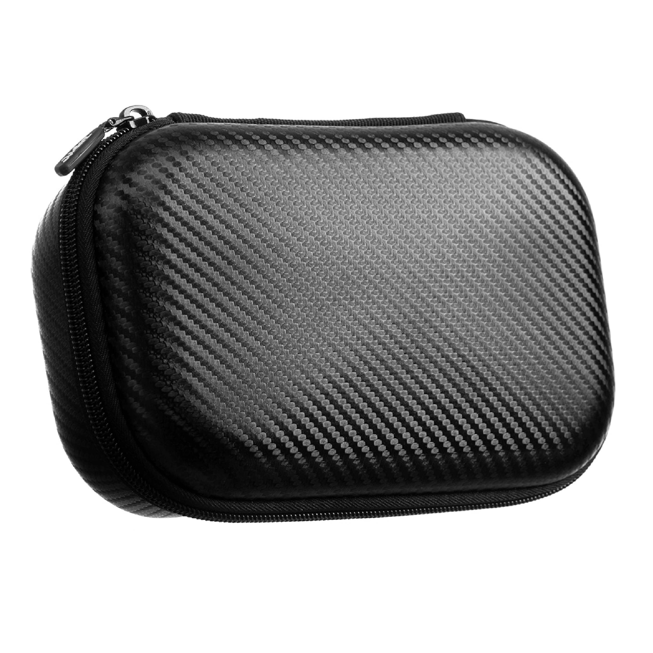 ZIPIT Black Carbon Pencil Case, EVA Pencil Box, Durable Storage Organizer, School Supplies and Cable Holder