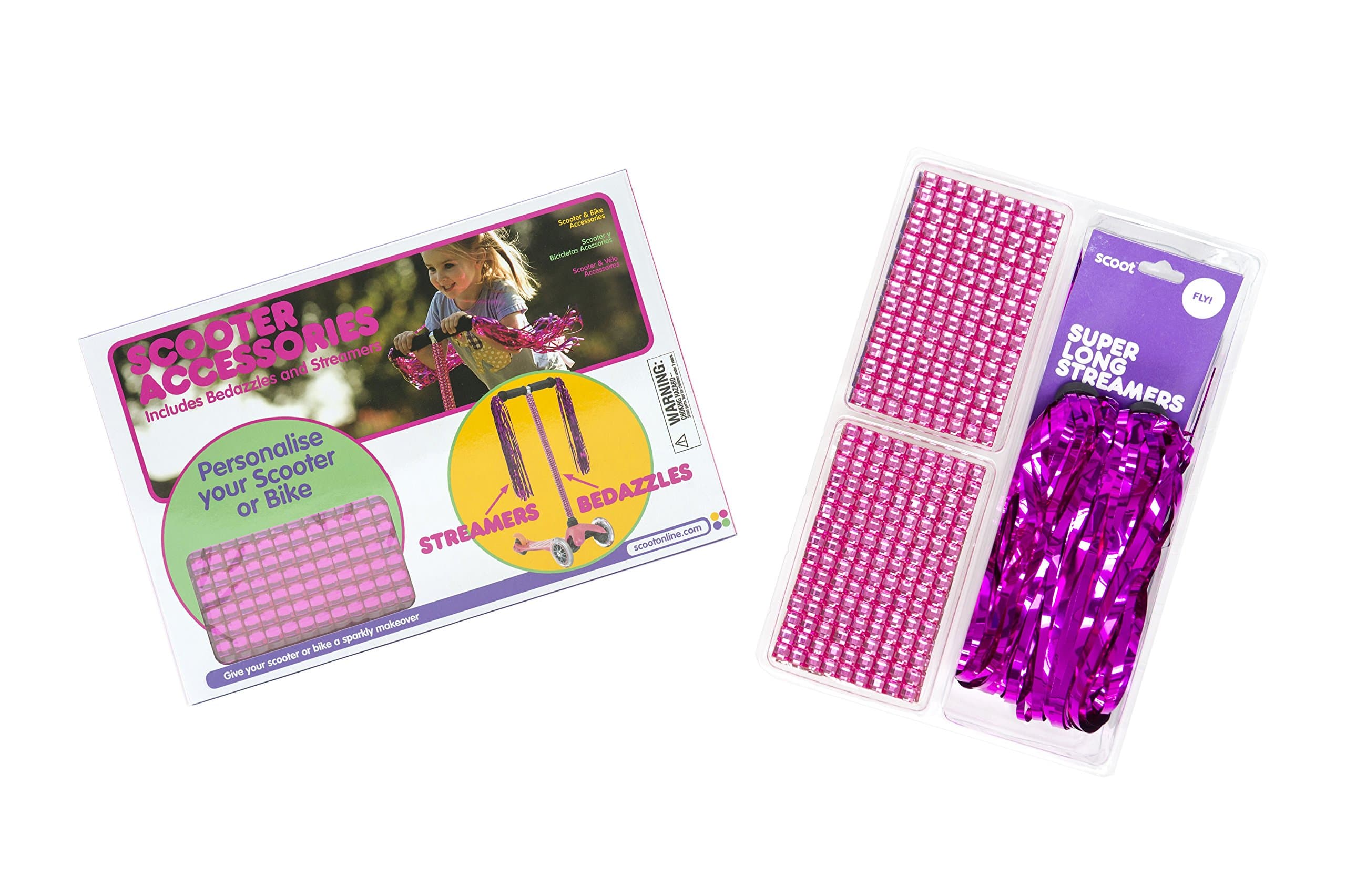 SCOOT Girls Scooter Accessories Gift Set (Pink)