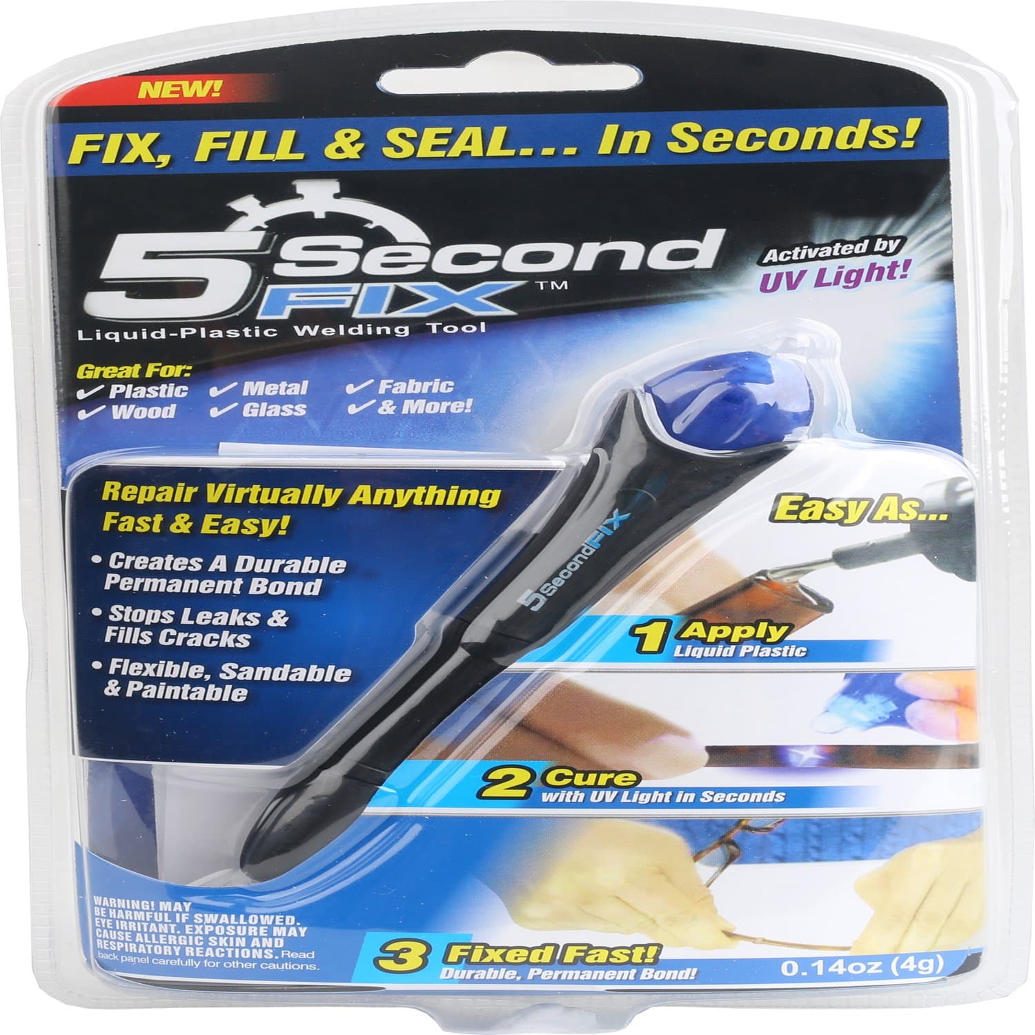 5 Second fix UV Light Repair Pen Liquid Plastic Glue Metal Wood Glass Tool Welding Pen