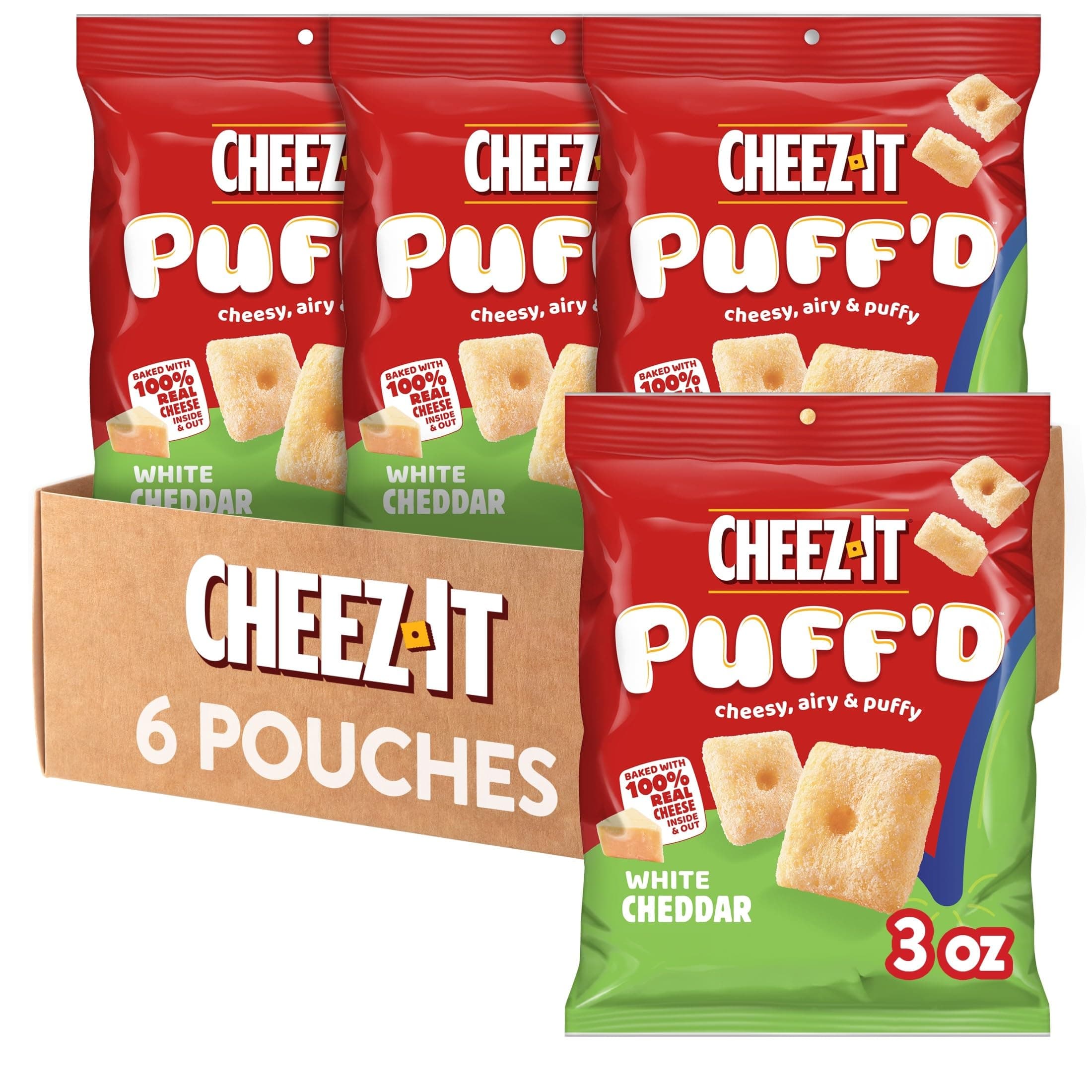 Cheez-It Puff'd White Cheddar 3oz 6ct