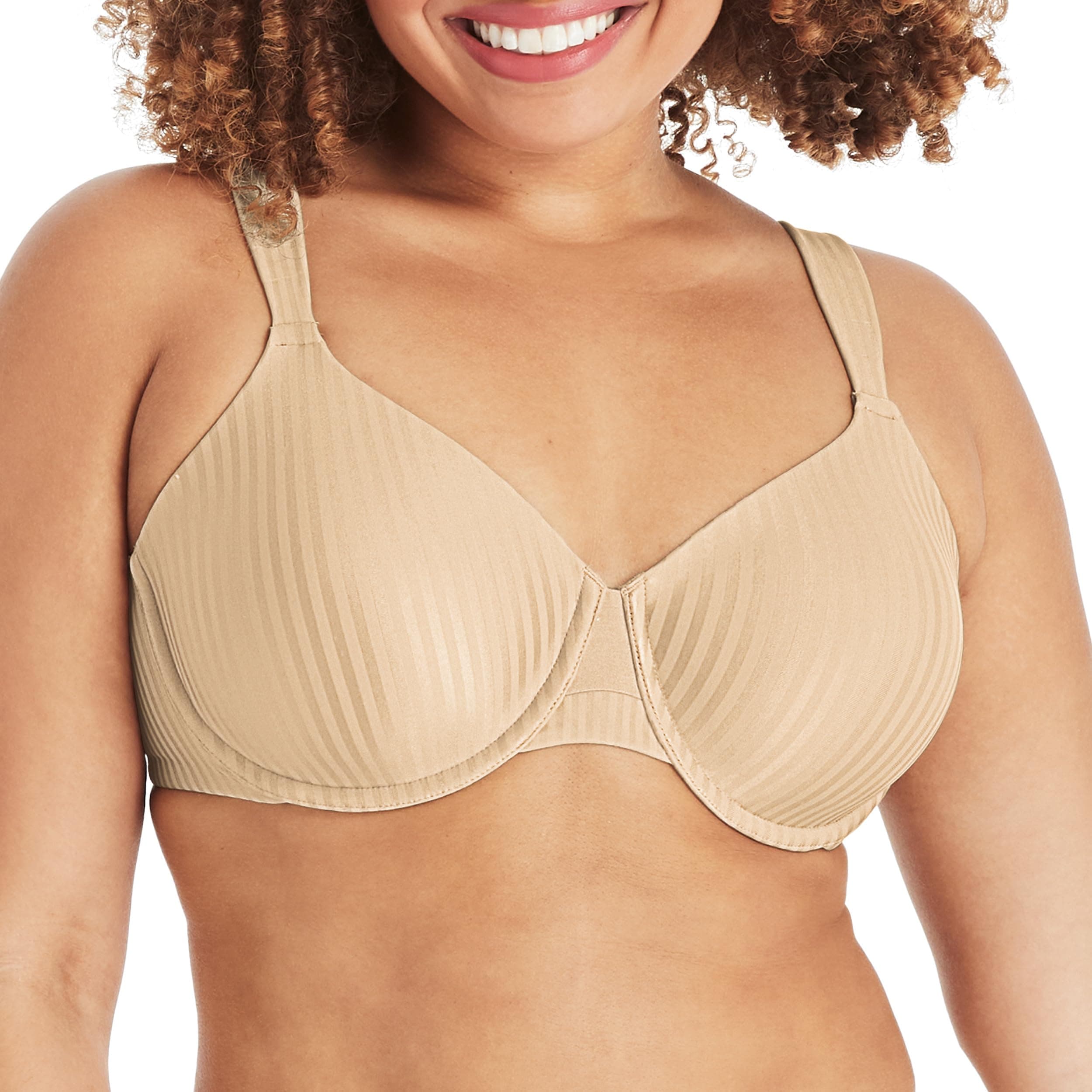 PLAYTEXWomen's Secrets Underwire Bra 4747, All-Over Smoothing, Full-Coverage Underwire T-Shirt Bra