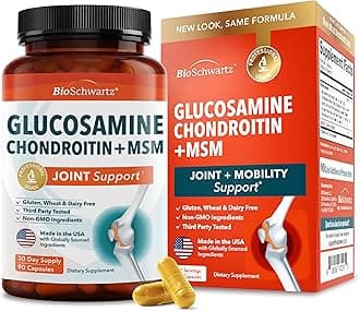 BioSchwartz Glucosamine MSM, Chondroitin Anti Inflammatory Gluten-free Supplement