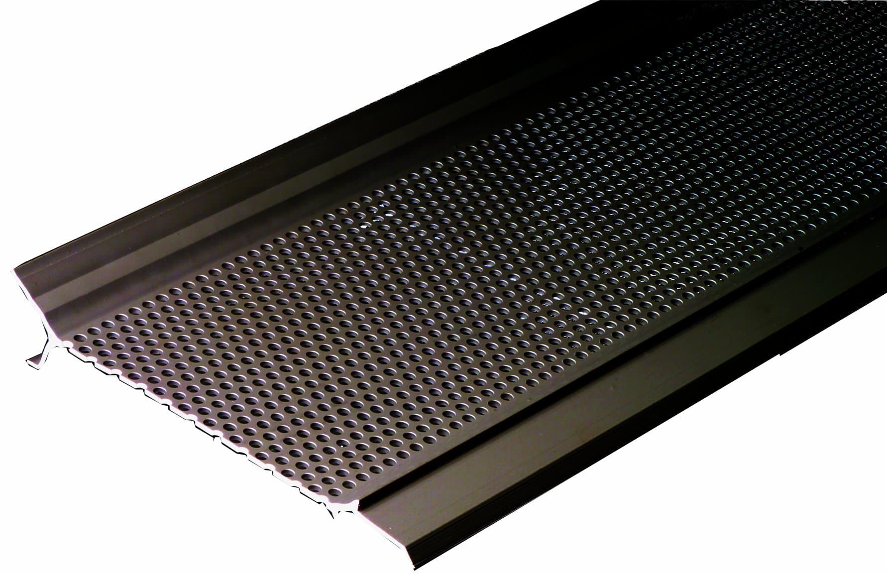 Gutter Guard Pro GG5DB-1 12-Foot Gutter Screen System, Snap-In Cover, Dark Brown