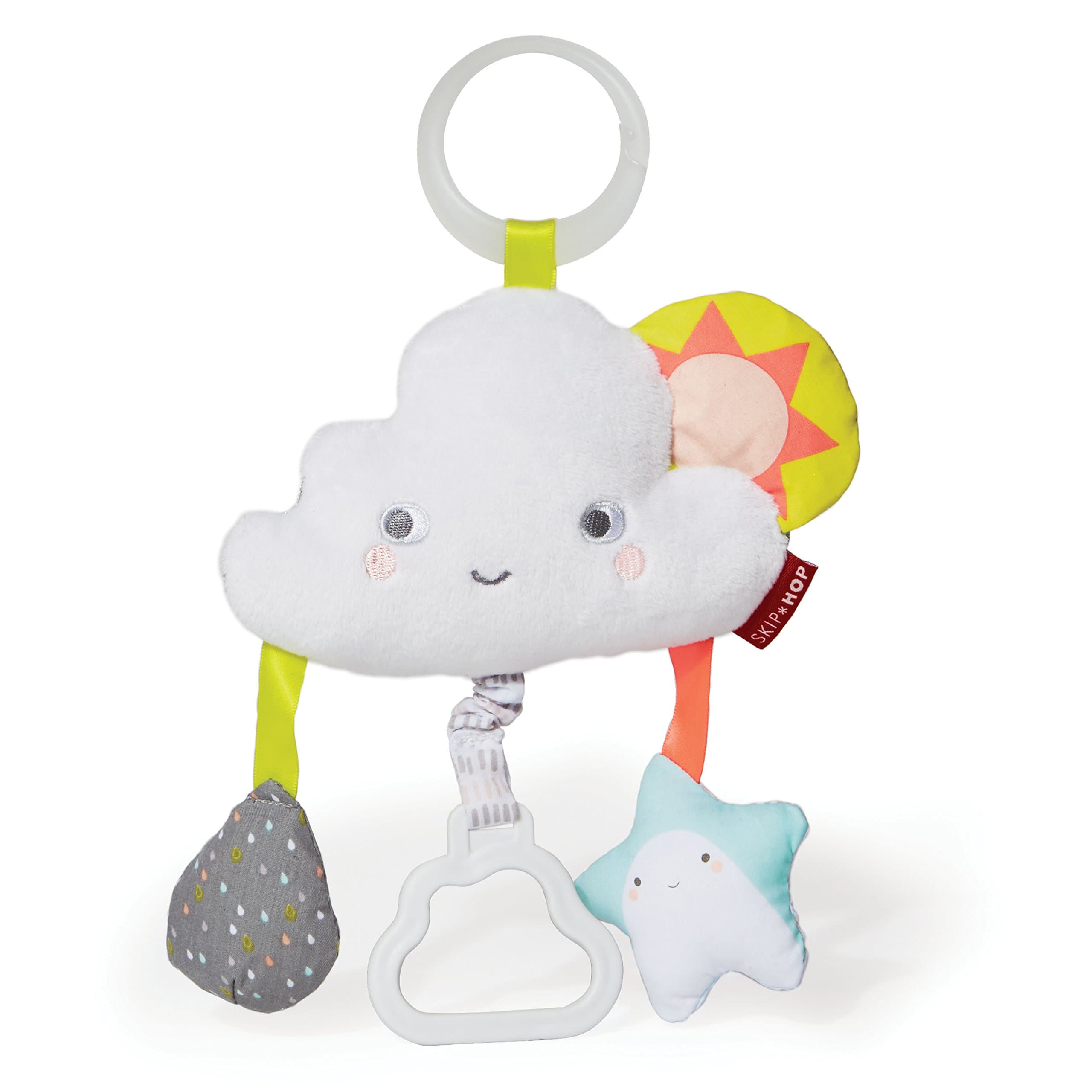 Baby Stroller Toy, Silver Lining Cloud Jitter, Cloud , 0.25 Pound