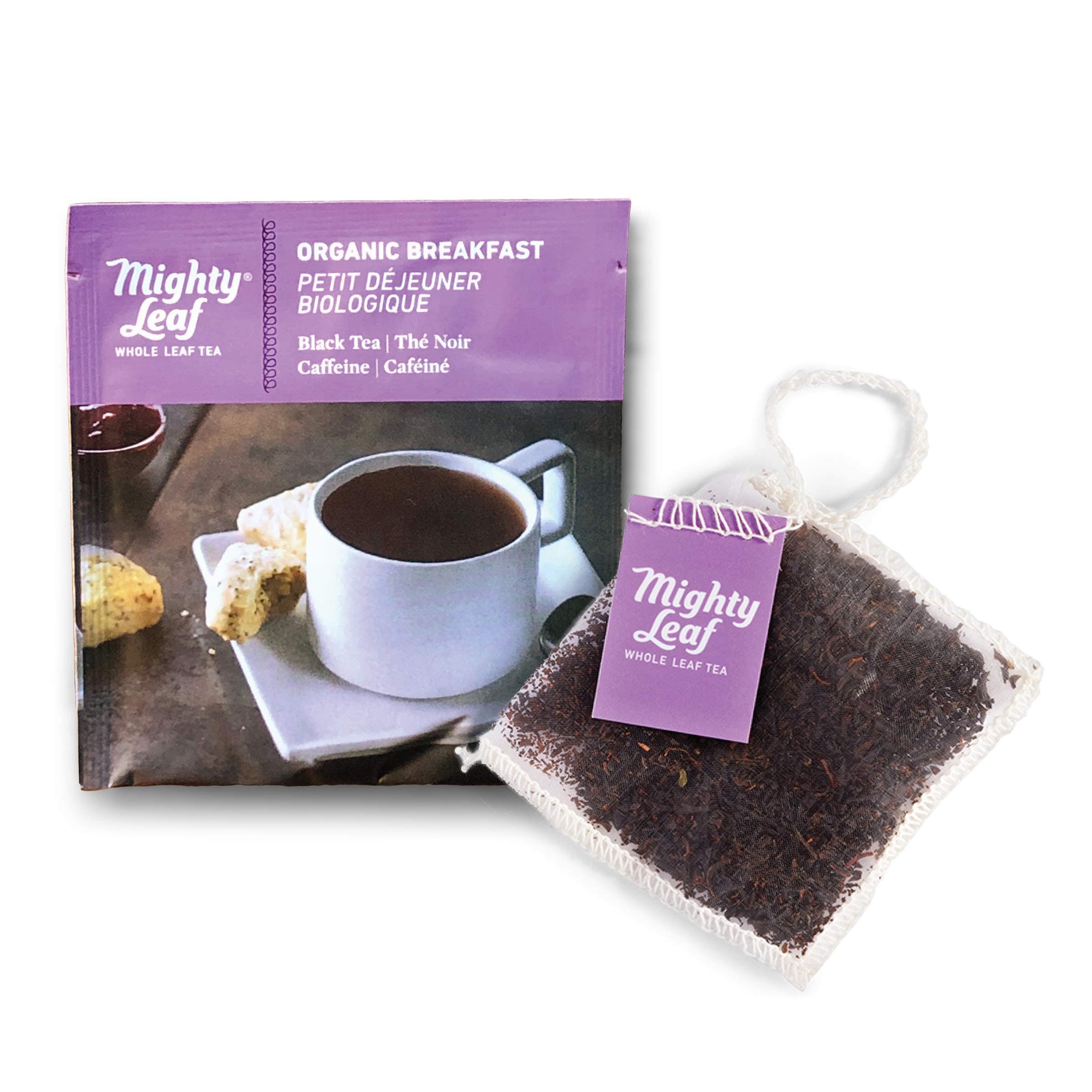 - Organic Breakfast Tea, 100 Tea Pouches