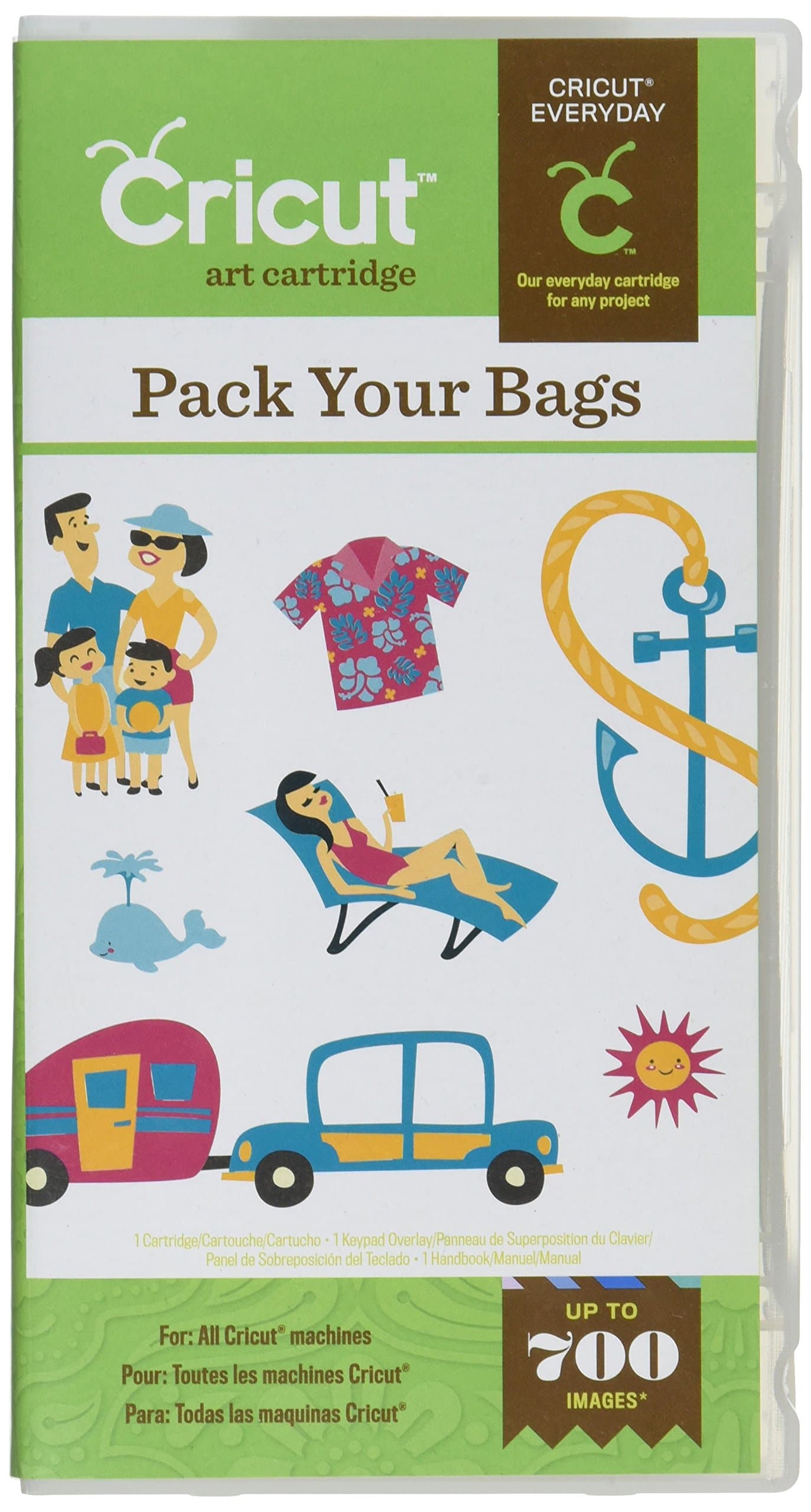 Cricut Cartridge, Pack Your Bags