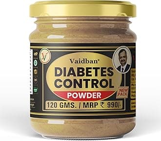 Diabetes Control Powder (120g) - Ayurvedic Blood Sugar Support with Methi, Jamun & Karela | Natural Glucose Management & Energy Booster | 100% Herbal Formula for Daily Wellness