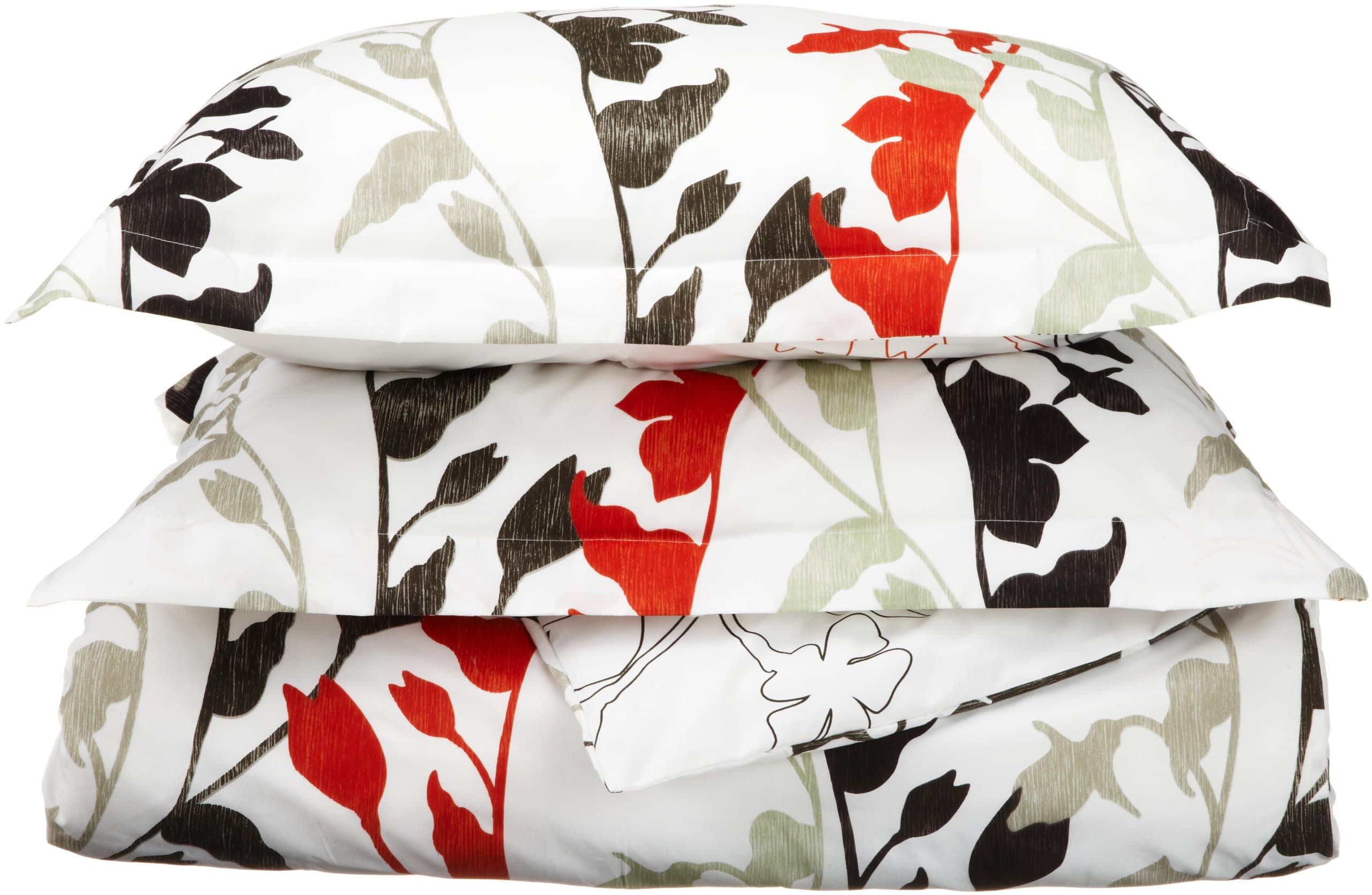 Divatex Grace Microfiber Duvet Twin Mini Set, Red