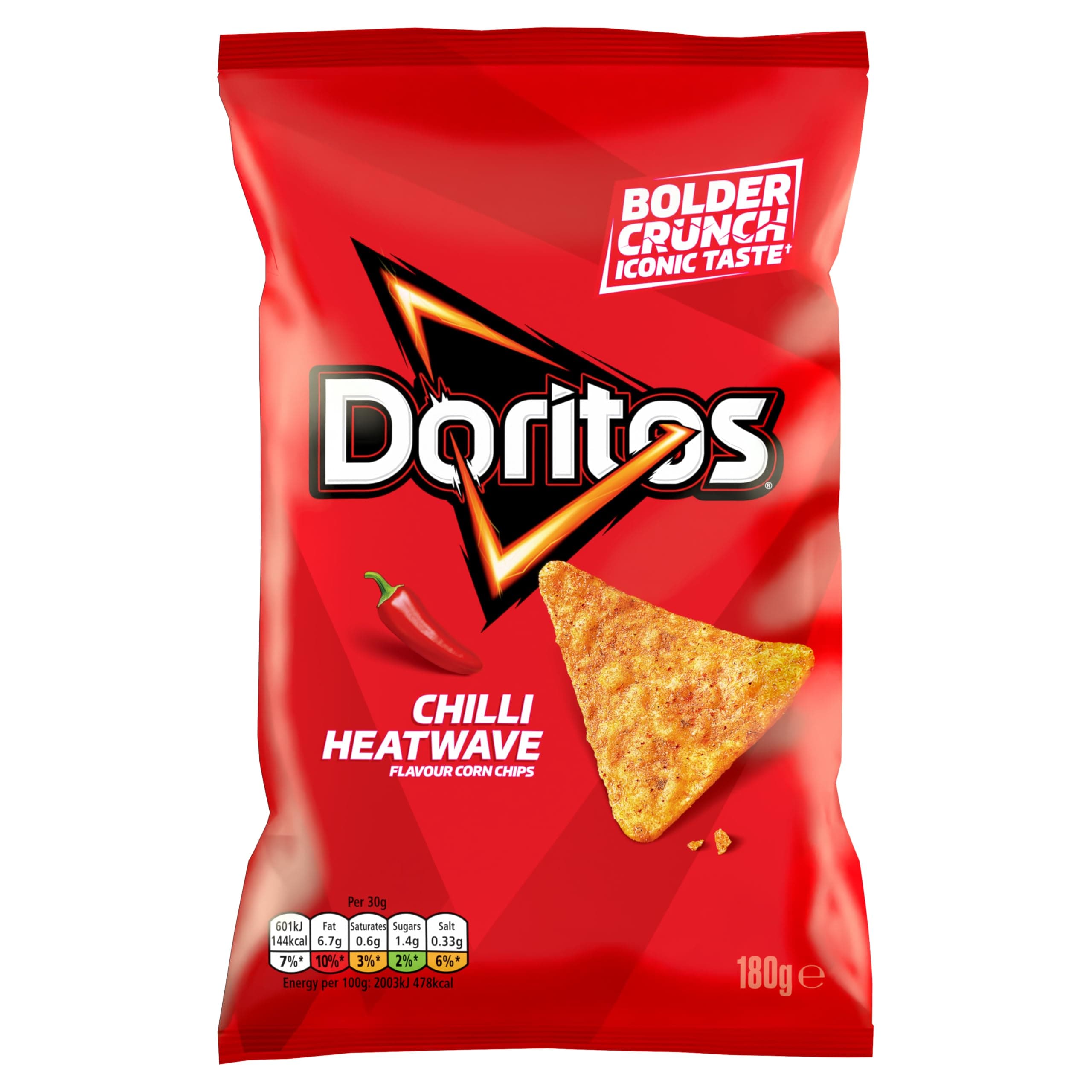 Chilli Heatwave Tortilla Chips Sharing Bag Crisps 180g