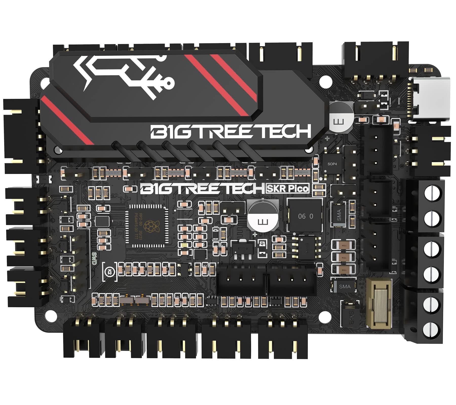 BIGTREETECH SKR Pico V1.0 Controller Board Perfectly Compatible with Voron V0.1 3D Printer, Fits for Raspberry-Pi Using Klipper Firmware, Entry-Level 4-axis DIY Motherboard
