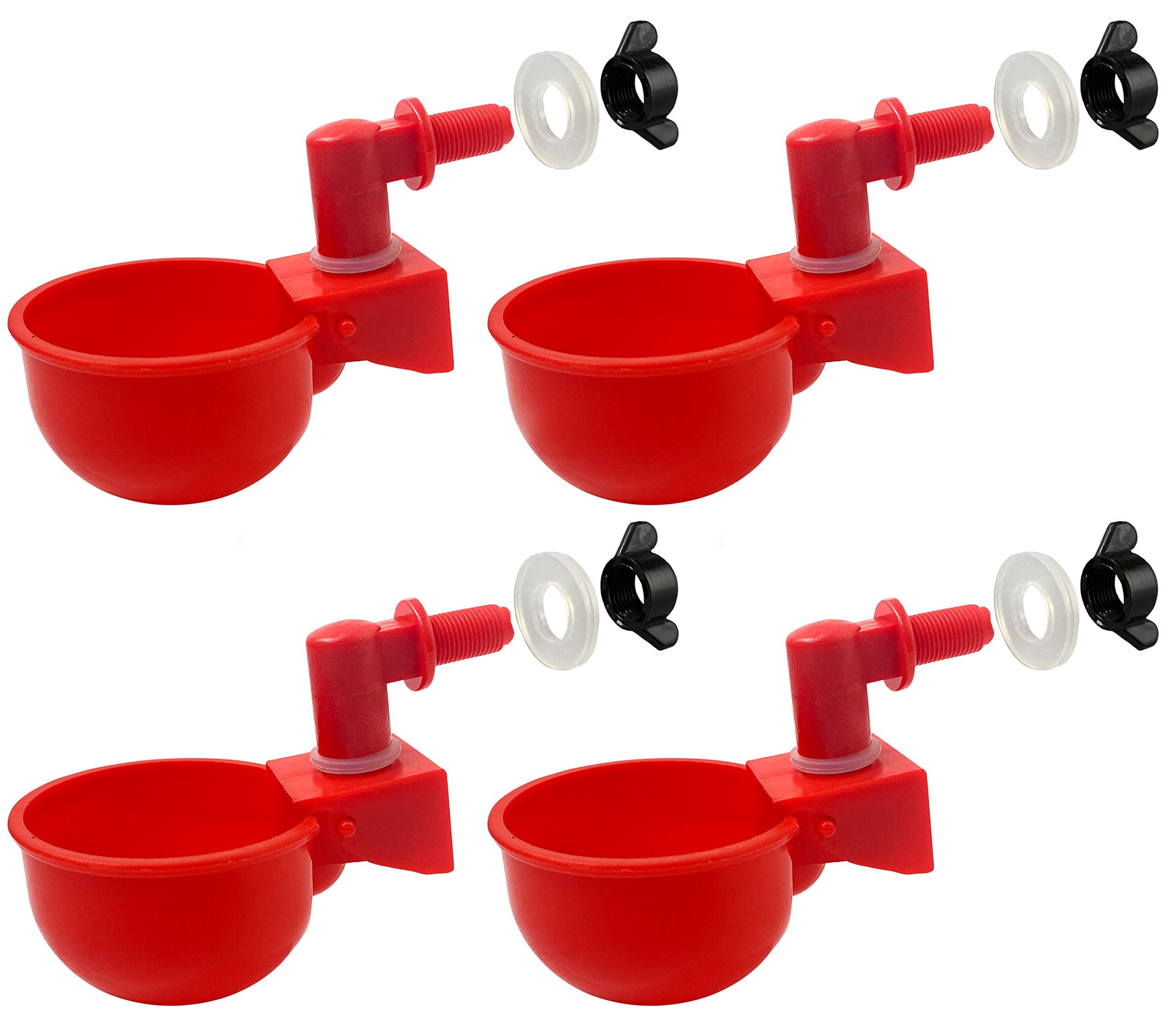 Backyard Barnyard Automatic Poultry Waterer Cup Drinker for Chickens Ducks Quail Chicks Ducklings Chooks Bebederos para Gallinas (4)