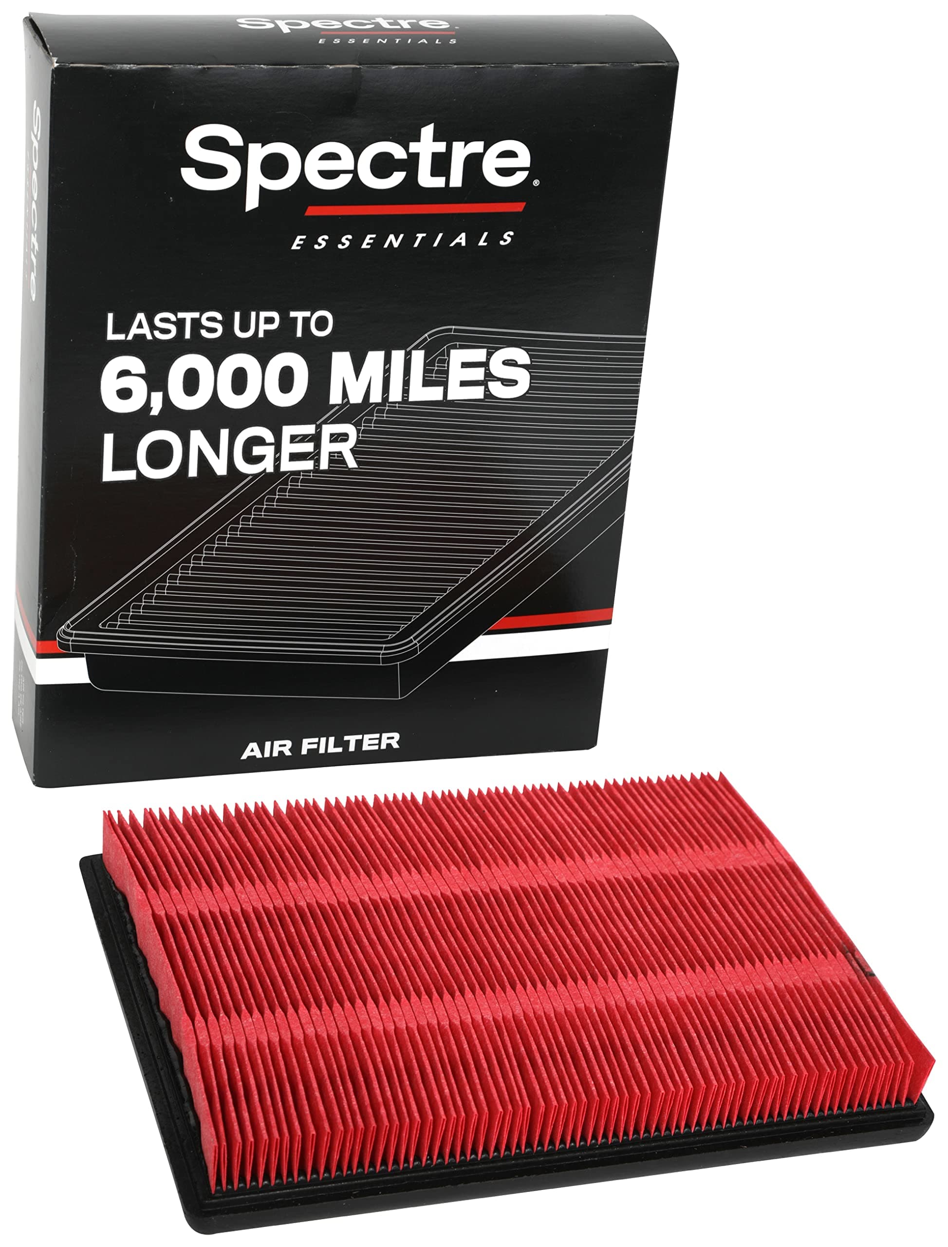 Spectre Essentials Engine Air Filter by K&N: Premium, 50-Percent Longer Life: Fits Select 2005-2010 DODGE/CHRYSLER (Challenger, Charger, Magnum, 300, 300C), SPA-2295
