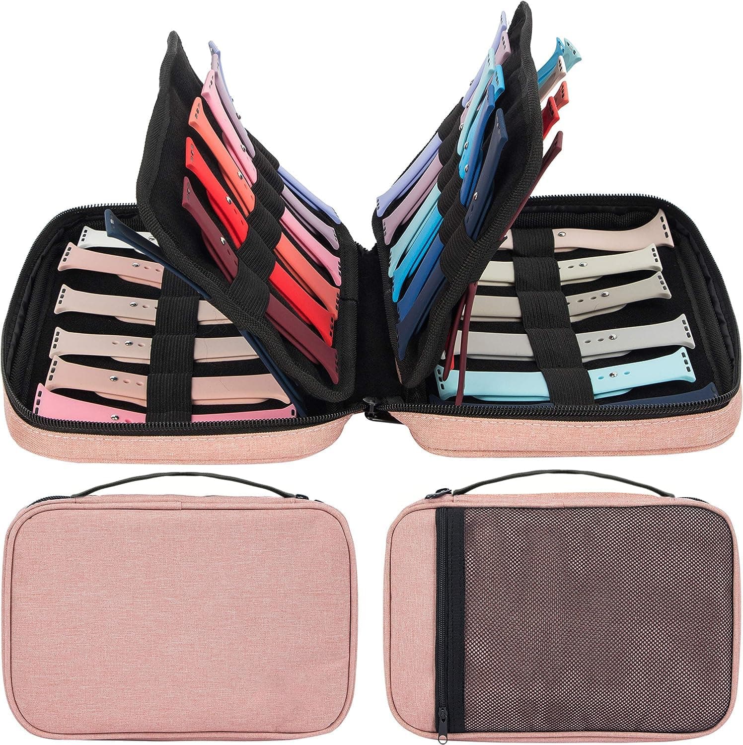 PACMAXI36 Watch Band Storage Case - Compatible With Most Sizes of Straps, Organizer for Accessories, Bag Only