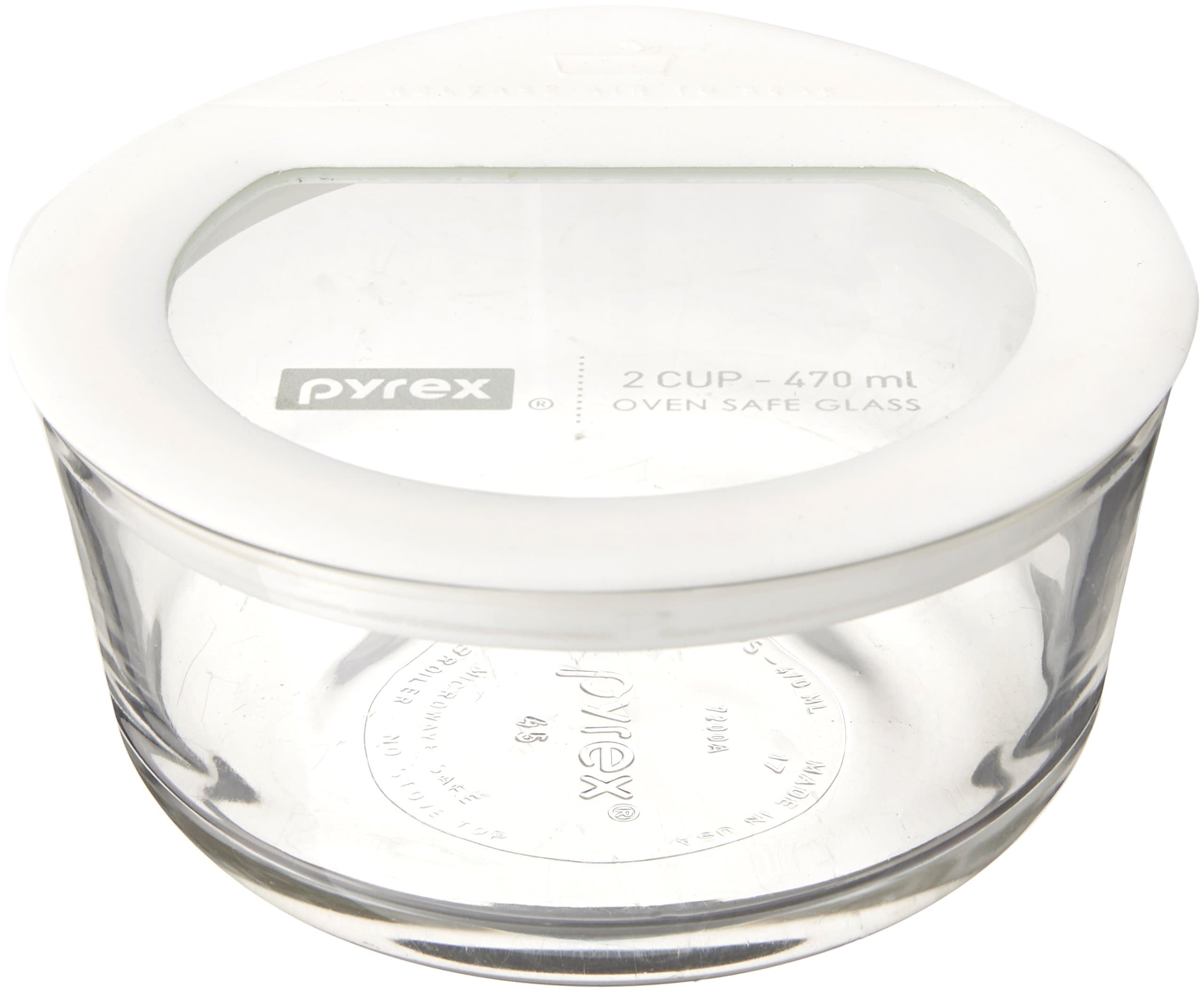 Pyrex 6 Piece No-Leak Food Storage Set, White