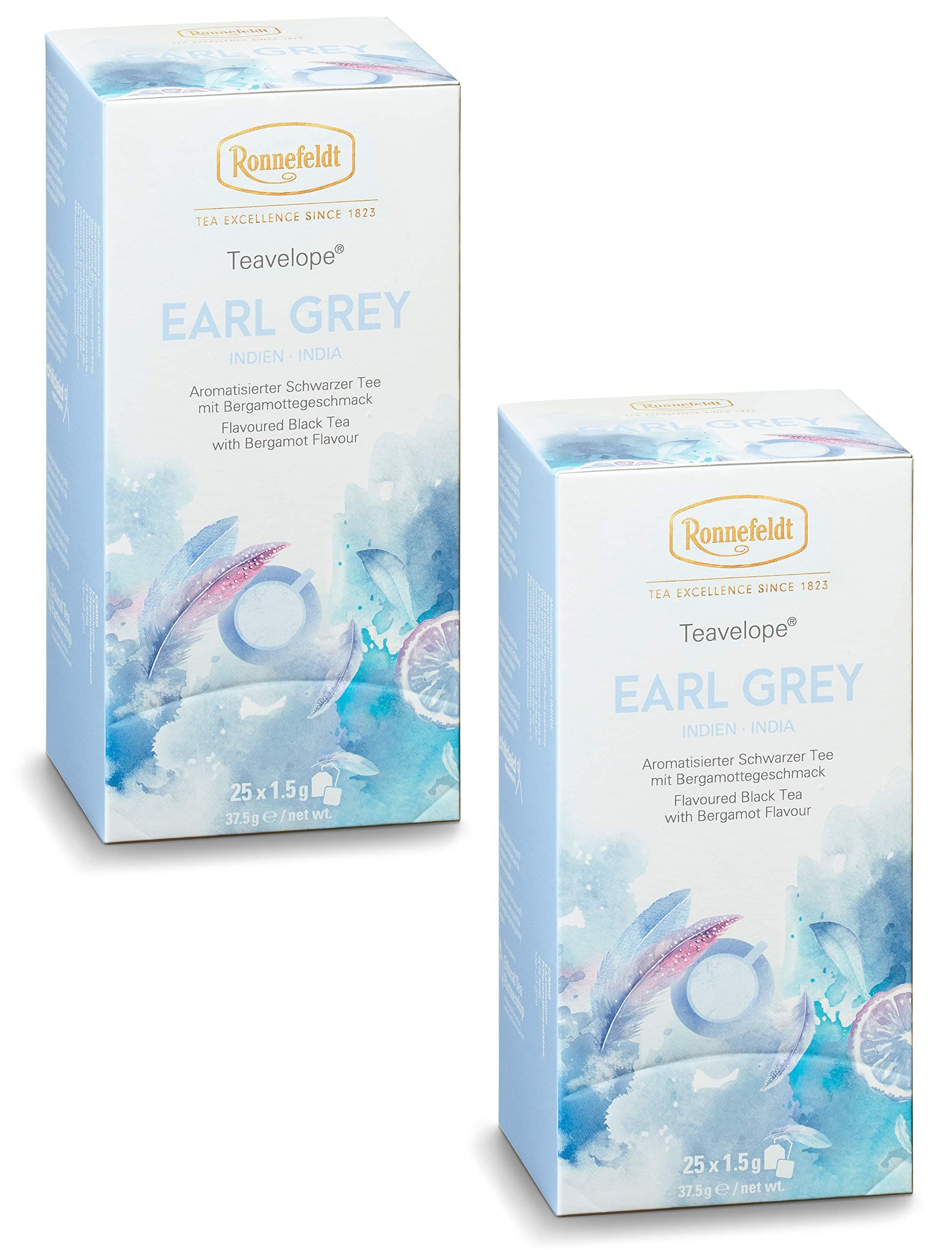 RonnefeldtTeavelope Earl Grey Flavoured Black Tea 2 x 25 x 1.5 g